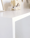 Mueble organizador 4 espacios horizontal / Blanco  