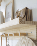 Repisa colgador RIBE MADERA / Perchero de madera  