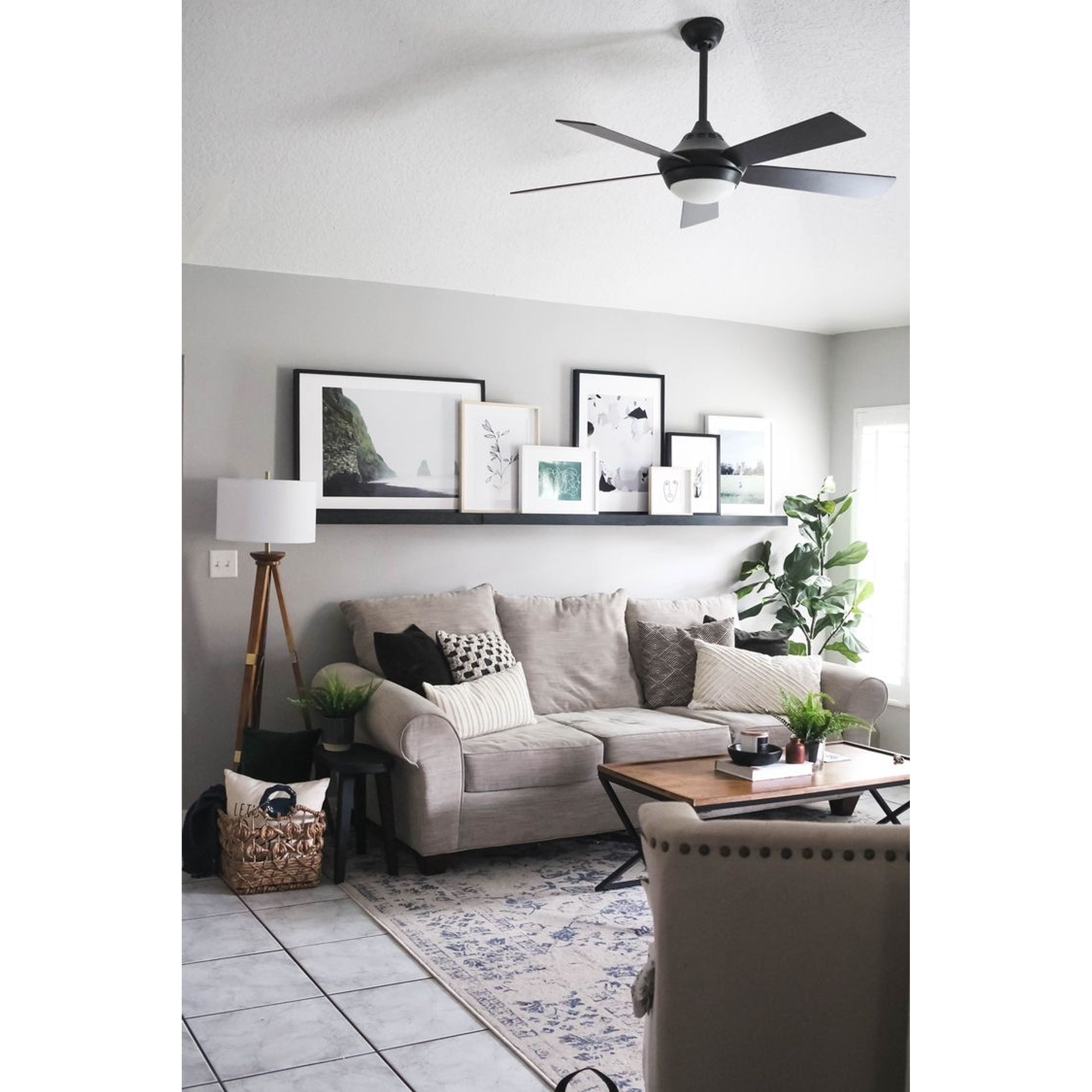 Repisa Lineal de madera / Tinte negro (valor unitario)  11