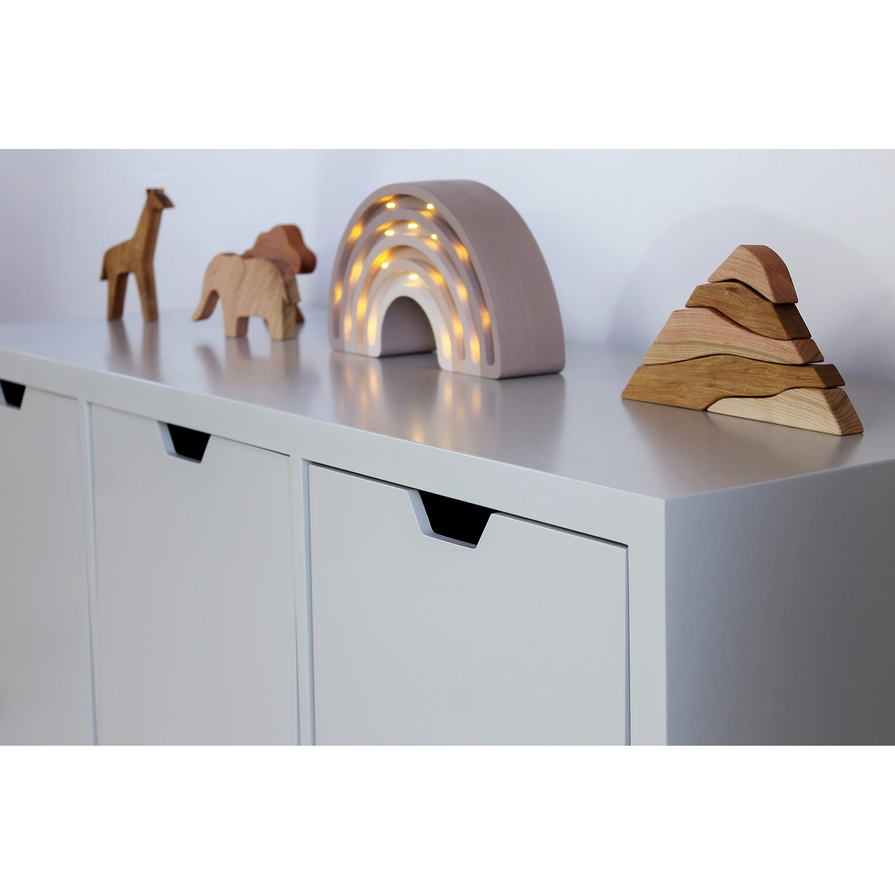 Mueble Juguetero Infantil gris / cajones con ruedas (opción 2 , 3 o 4 cajones)   4