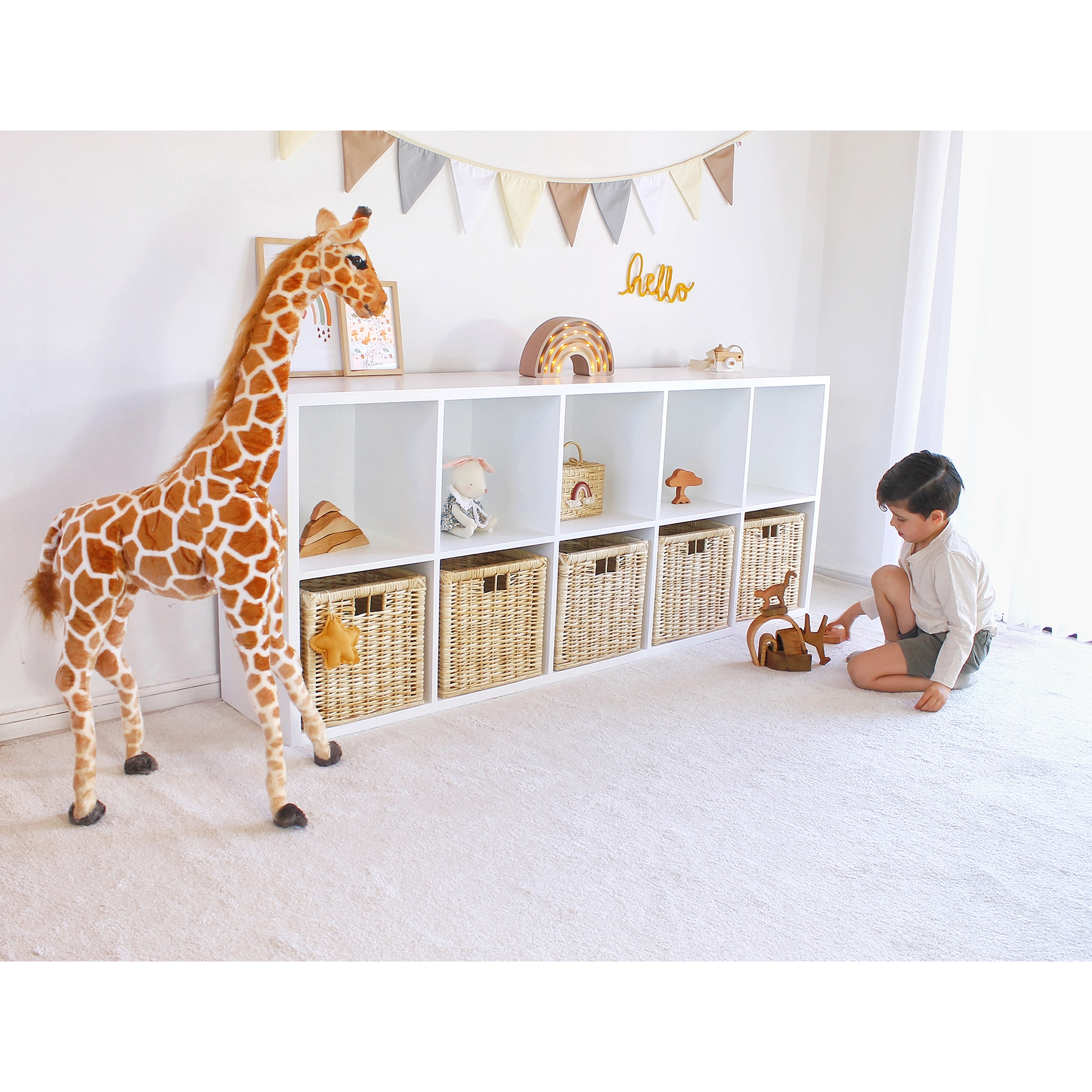 Mueble organizador 10 espacios horizontal 2