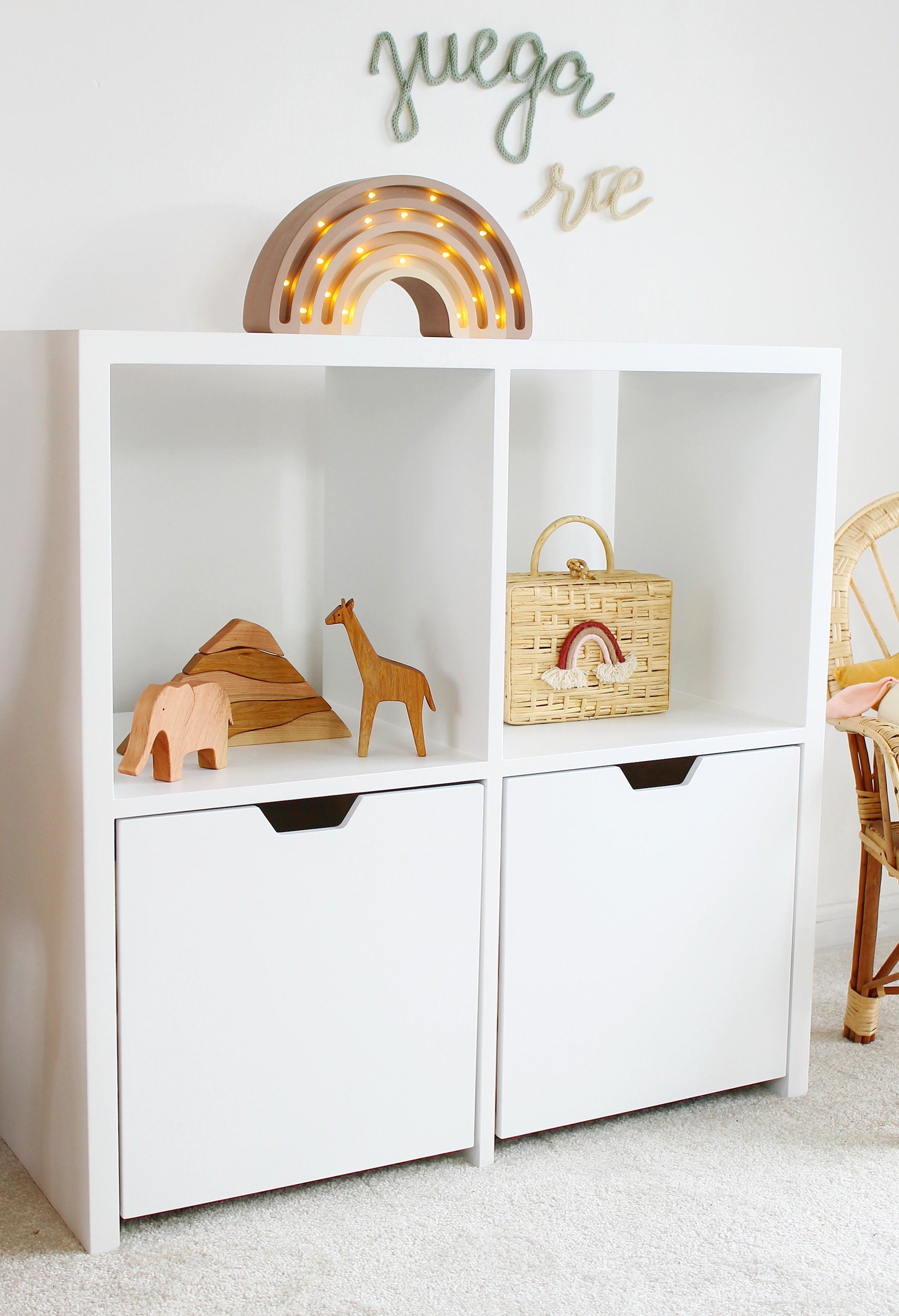 Mueble organizador blanco cajones con ruedas (opción 2, 3 o 4 cajones)  5