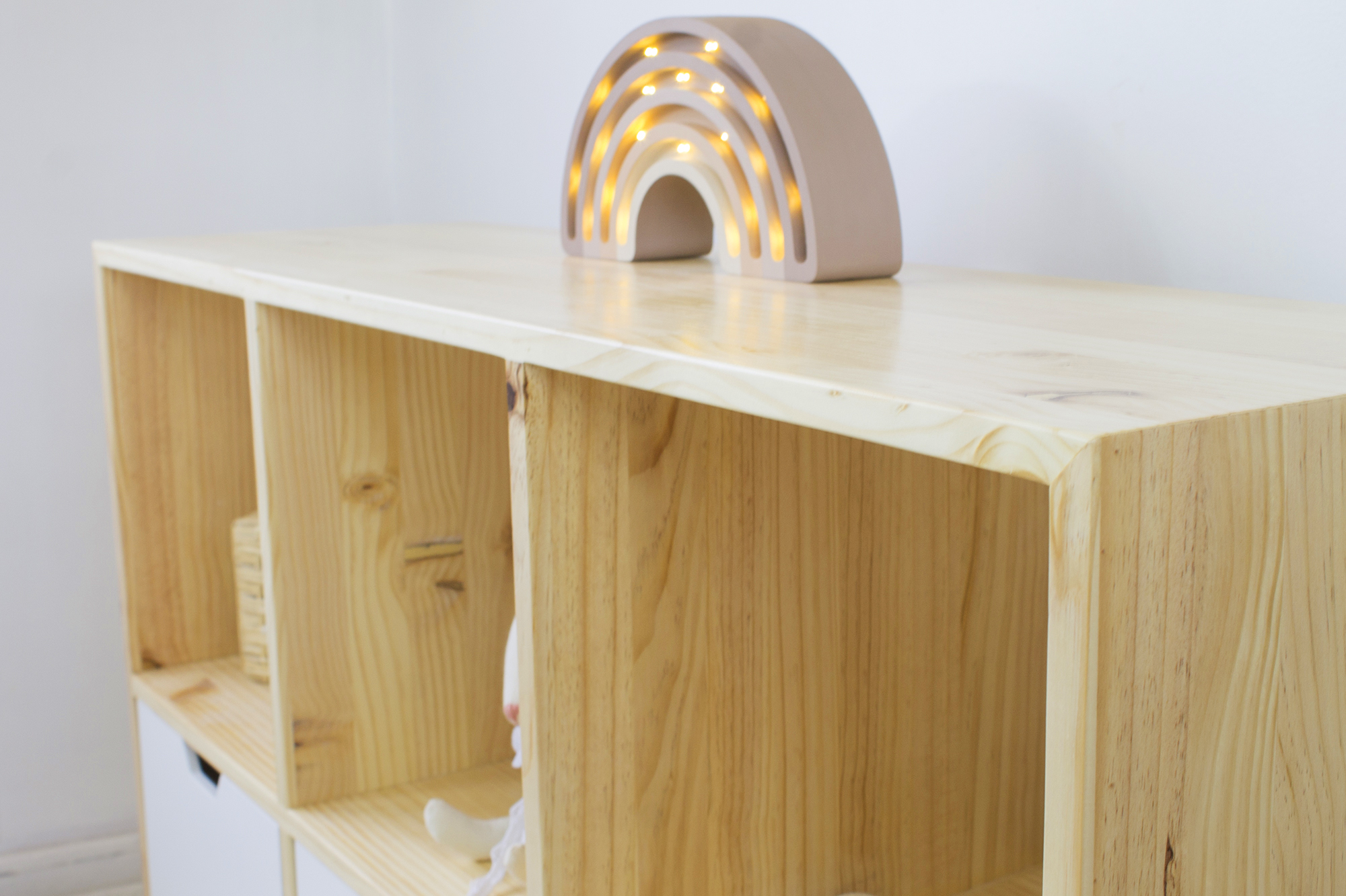 Mueble organizador cajones con ruedas ocultas base de madera  ( opción2/ 3/ 4/5 cajones )  5