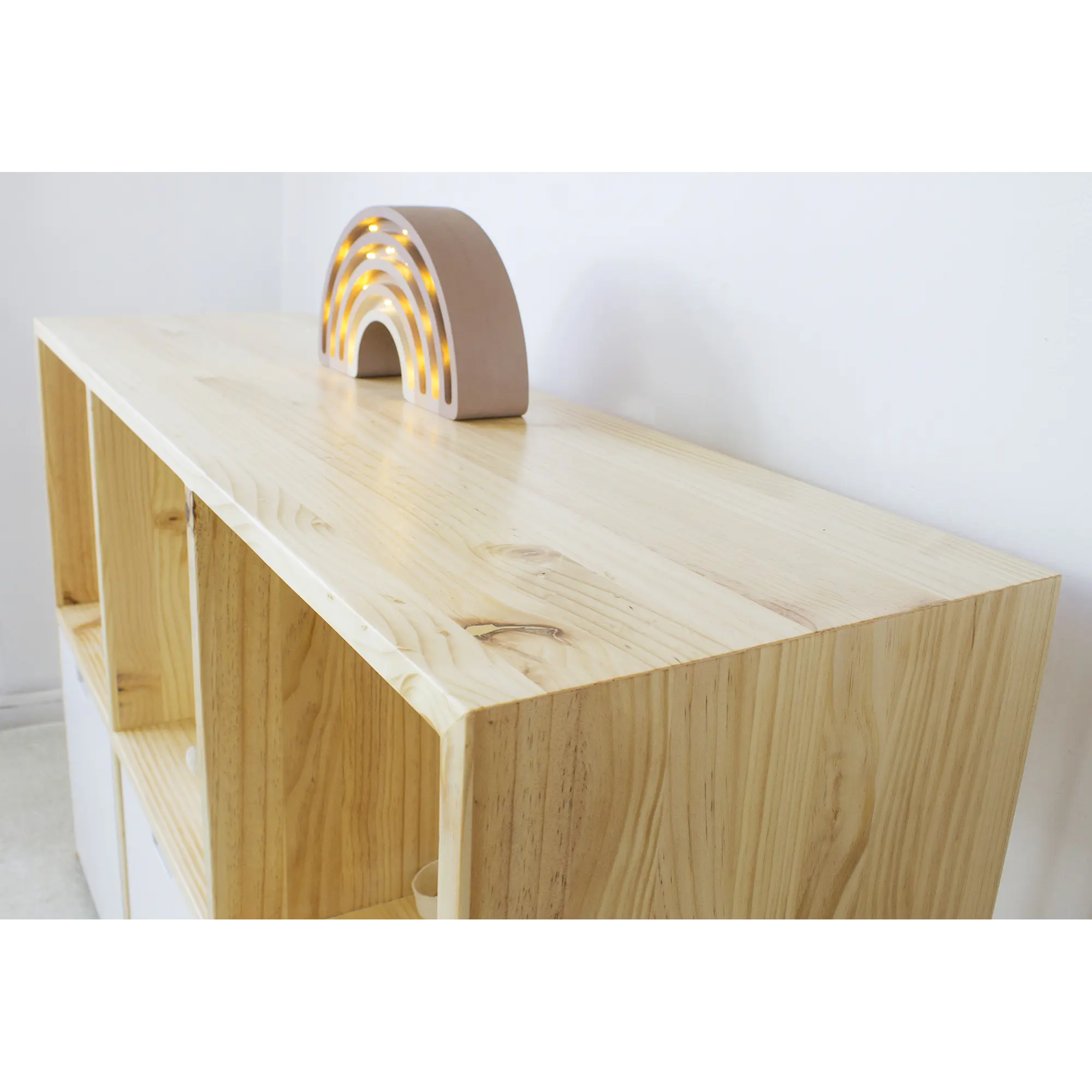 Mueble organizador cajones con ruedas ocultas base de madera  ( opción 2, 3 o 4 cajones )  8