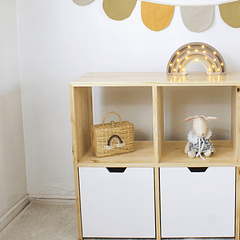 Mueble organizador cajones con ruedas ocultas base de madera  ( opción 2, 3 o 4 ajones ) 