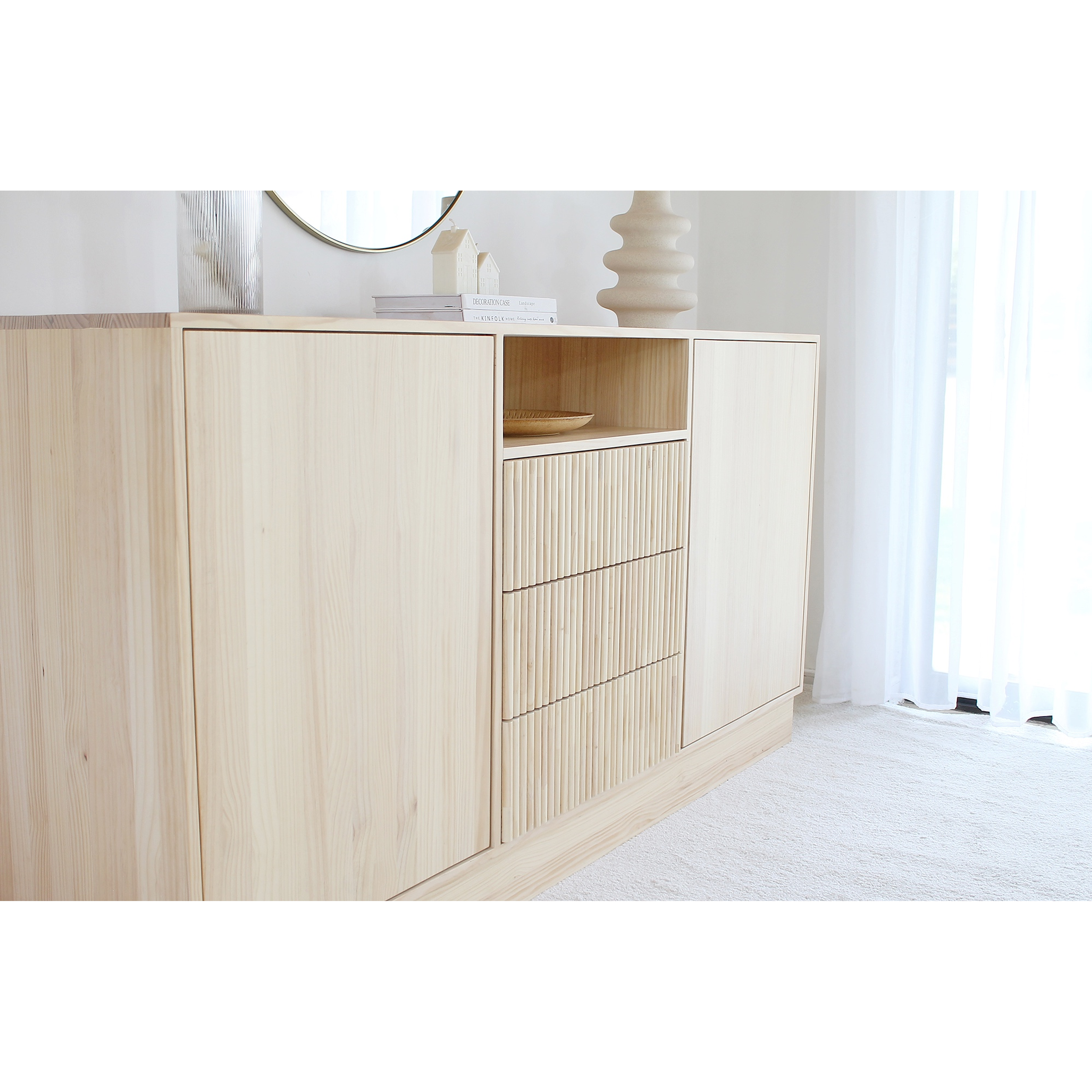 Buffet / Cómoda Modelo Nook blanqueado  7