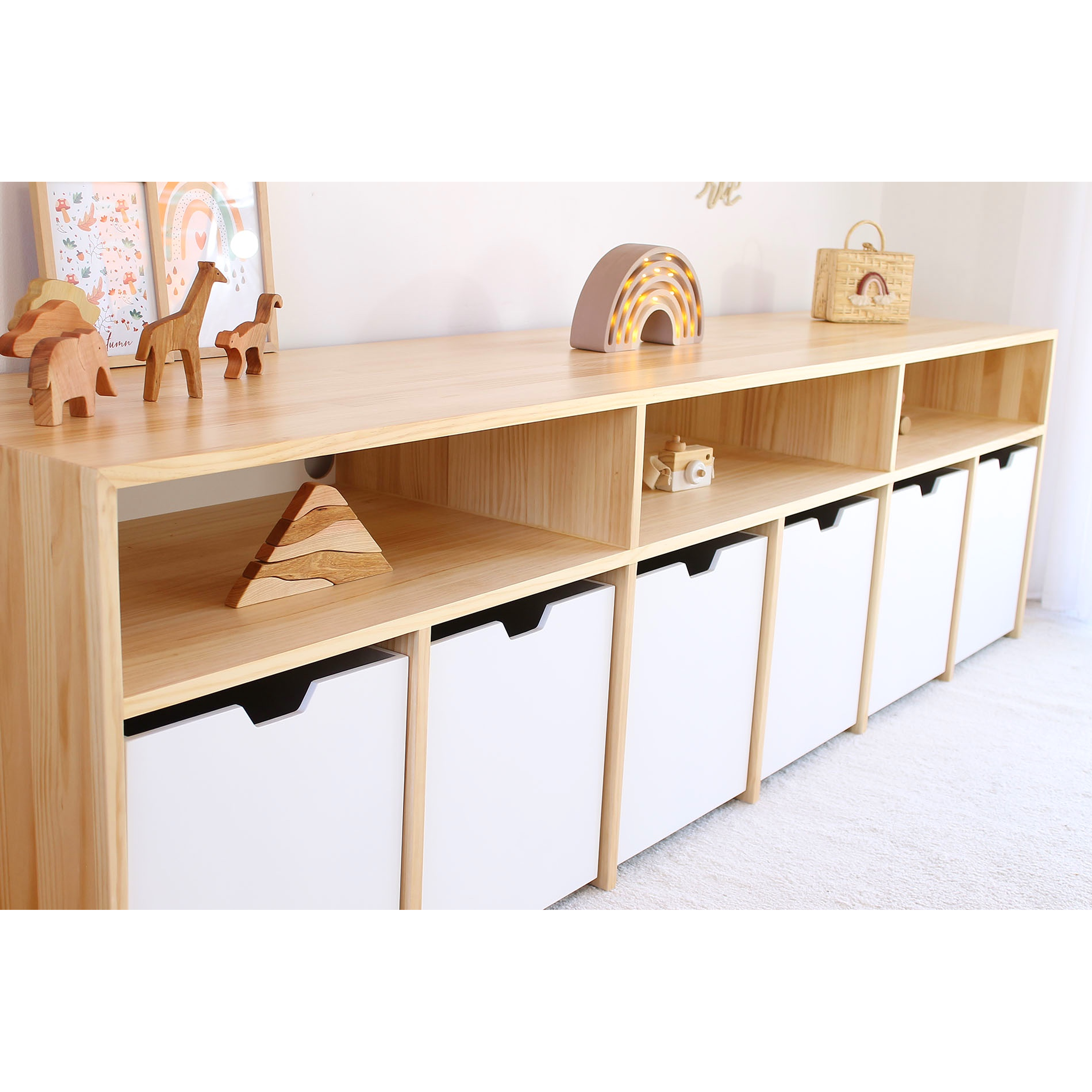 Juguetero Infantil Ollie  (opción 2, 3, 4, 5 o 6 cajones)  6