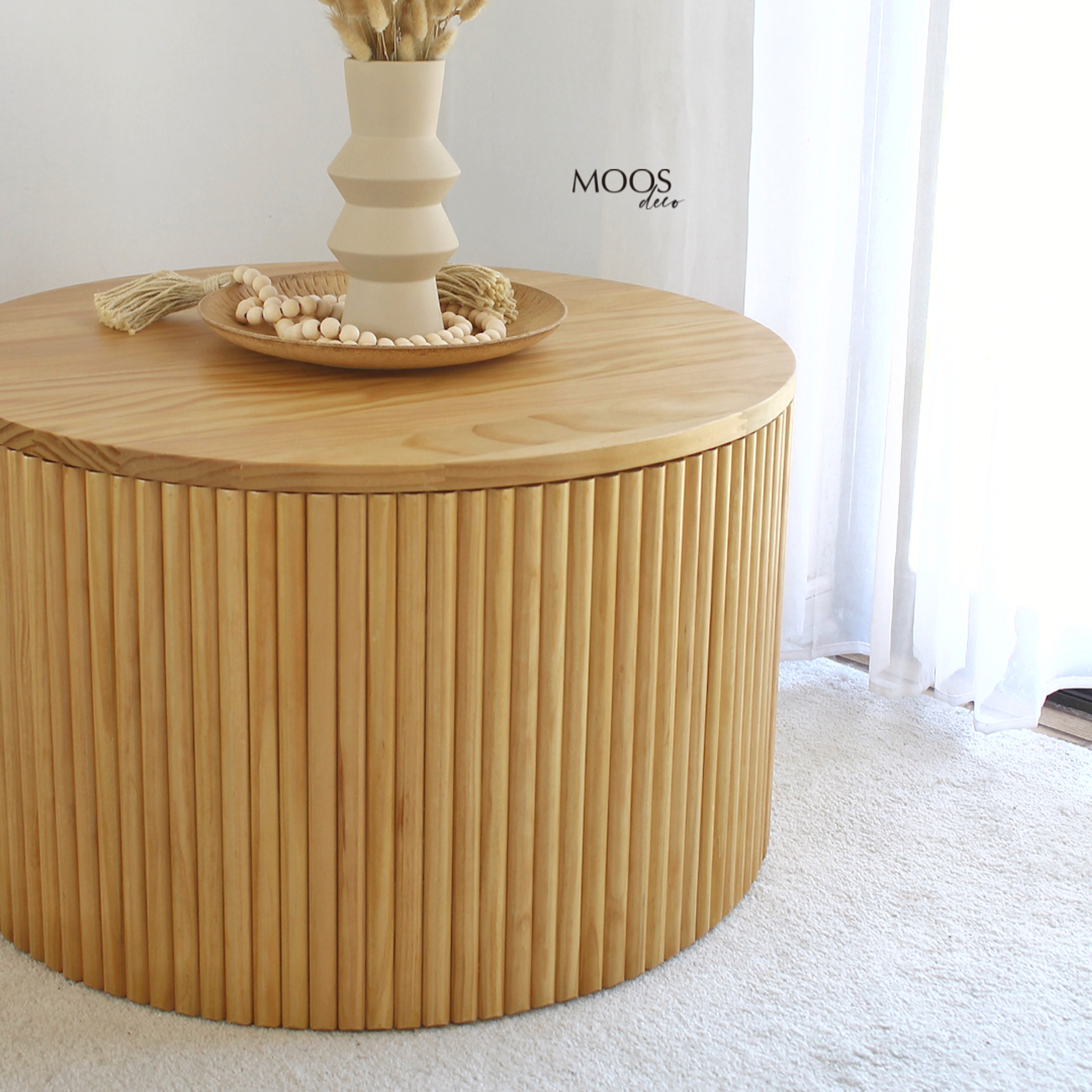 Mesa de centro Cavali madera alistonada (colores) 6