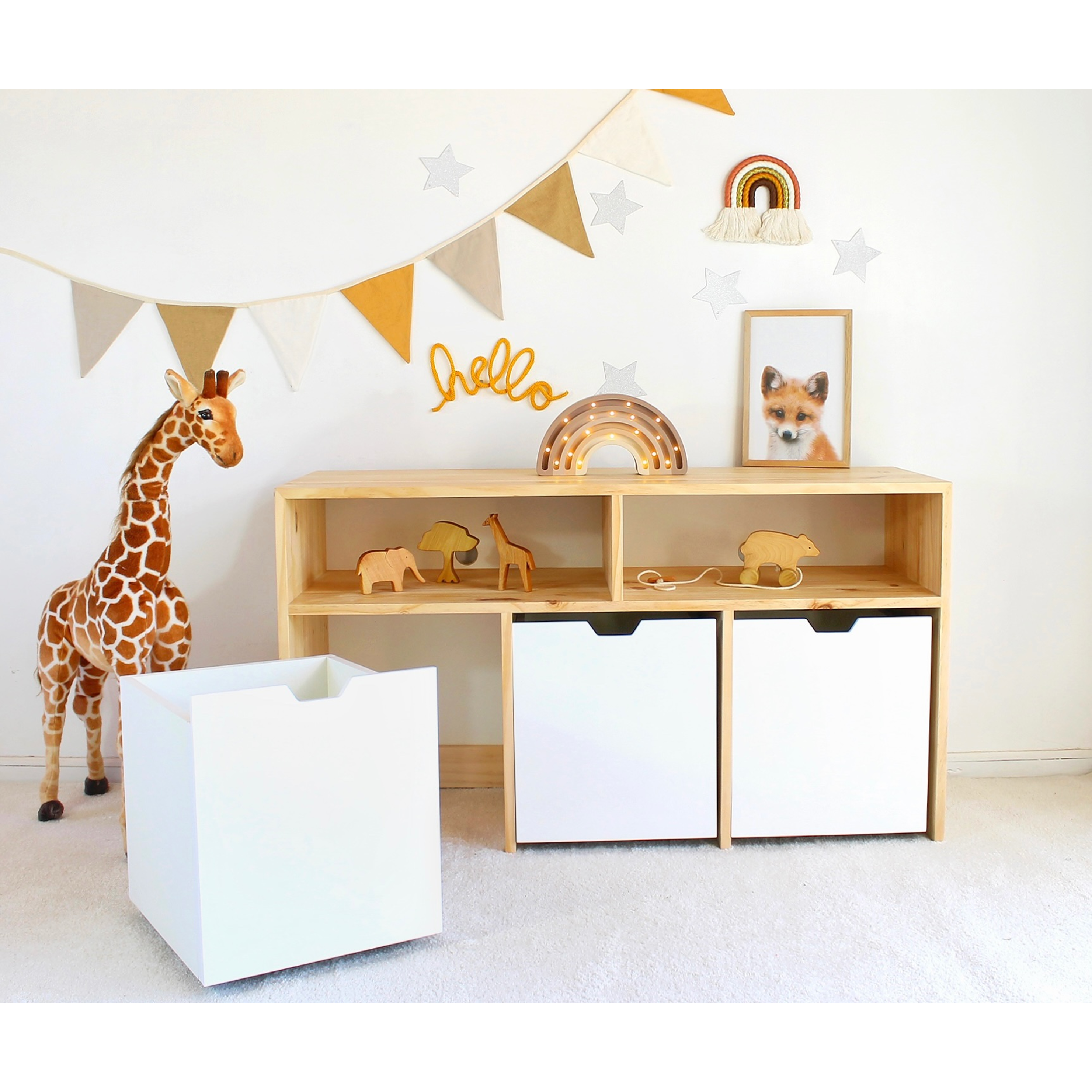 Juguetero Infantil Ollie  (opción 2, 3, 4, 5 o 6 cajones)  9