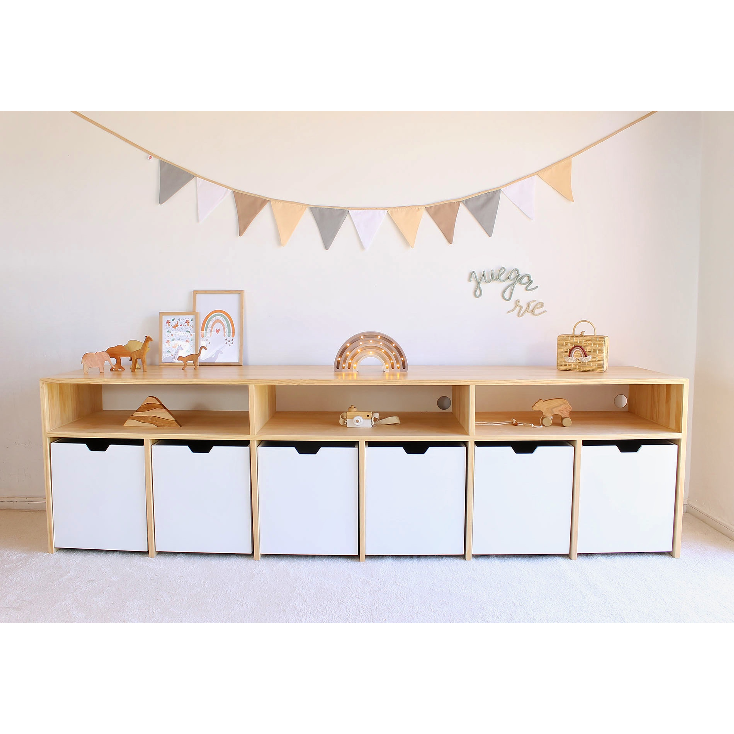 Juguetero Infantil Ollie  (opción 2, 3, 4, 5 o 6 cajones)  10