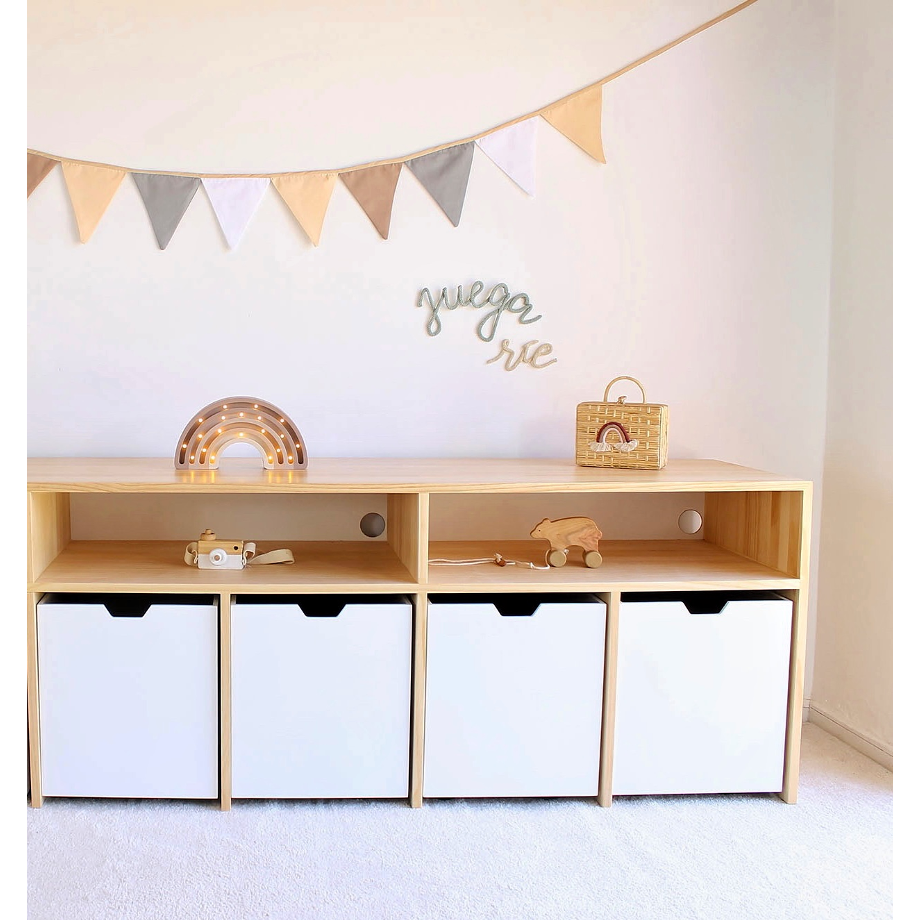 Juguetero Infantil Ollie  (opción 2, 3, 4, 5 o 6 cajones)  8