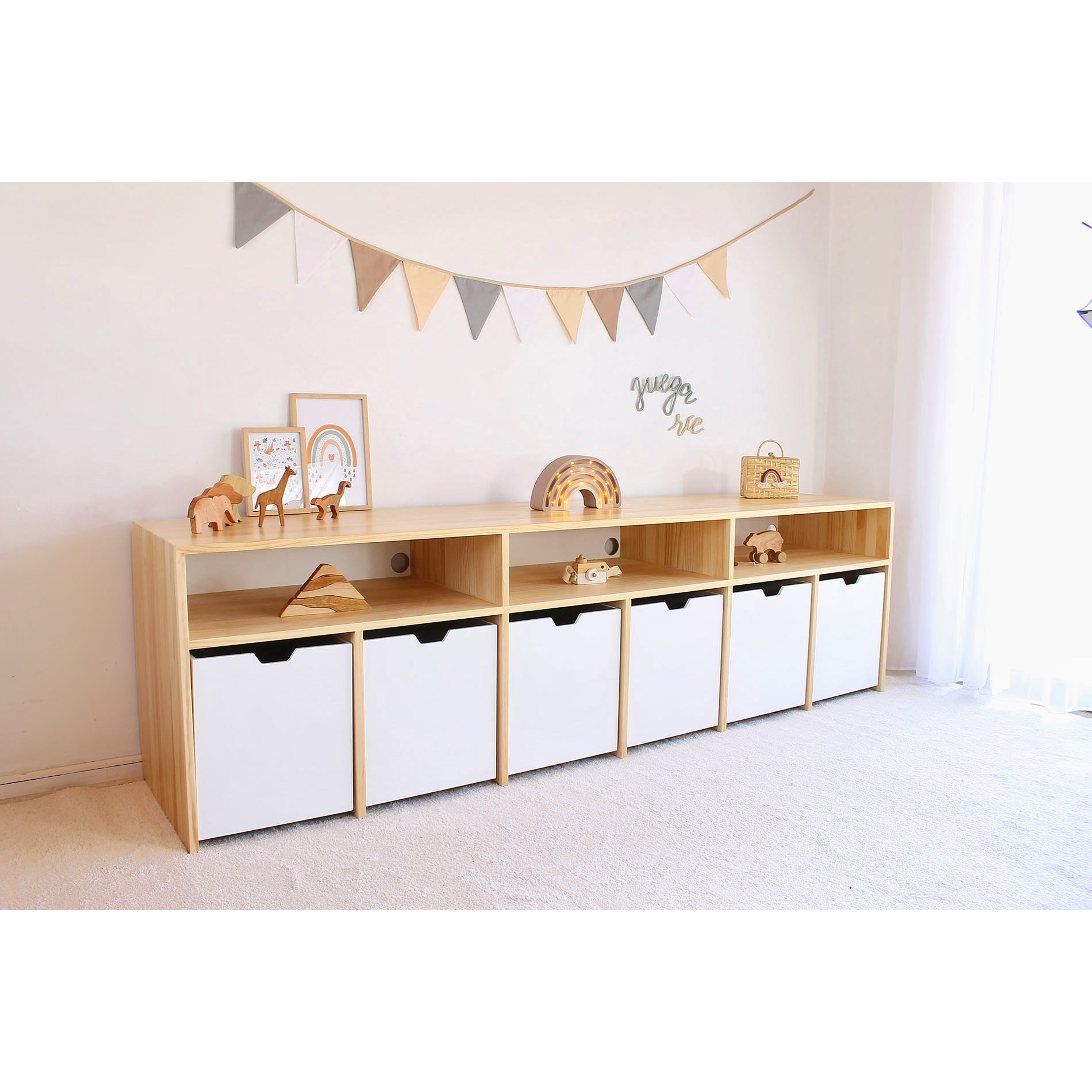 Juguetero Infantil Ollie  (opción 2, 3, 4, 5 o 6 cajones)  3