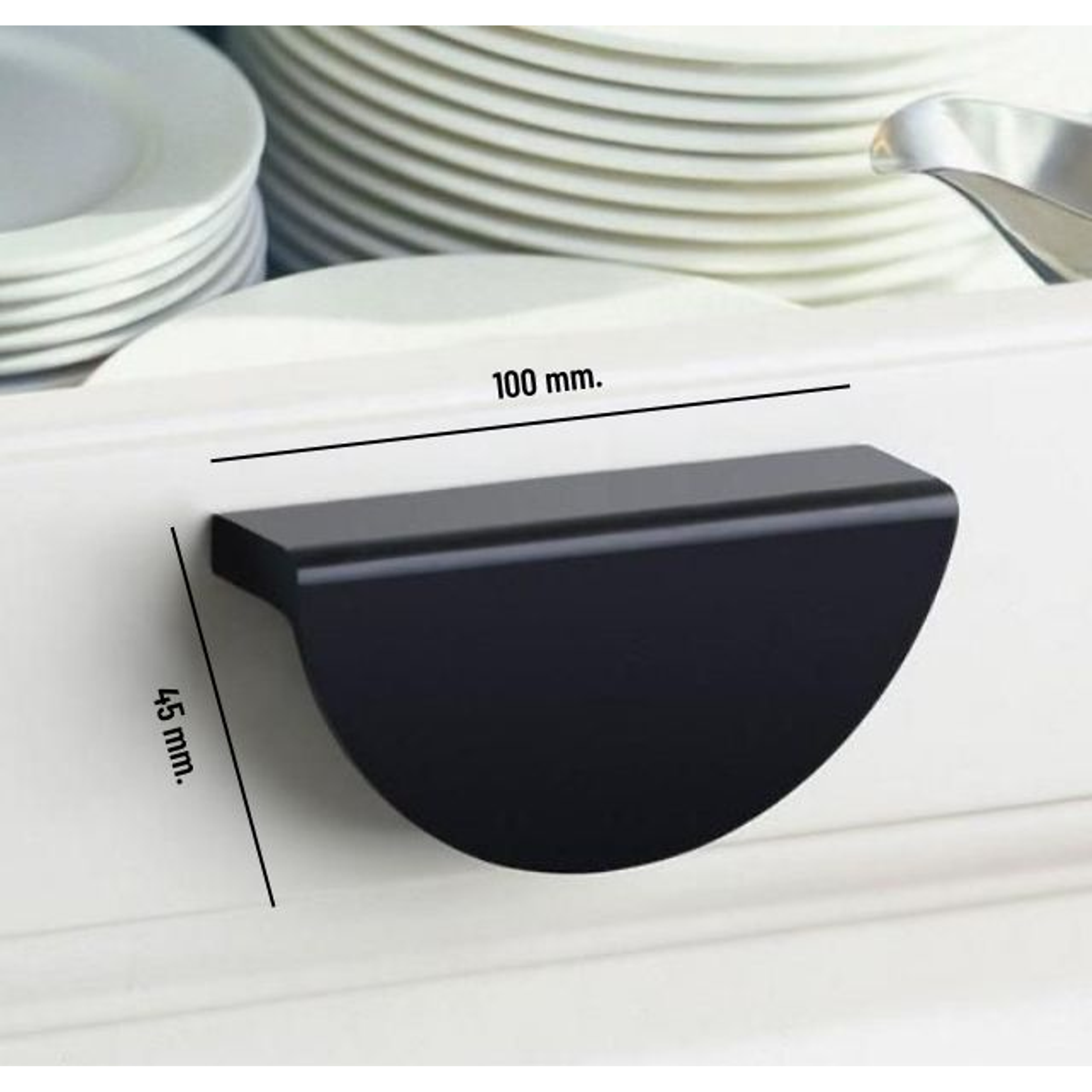 Moon XL black mate / valor unitario  2