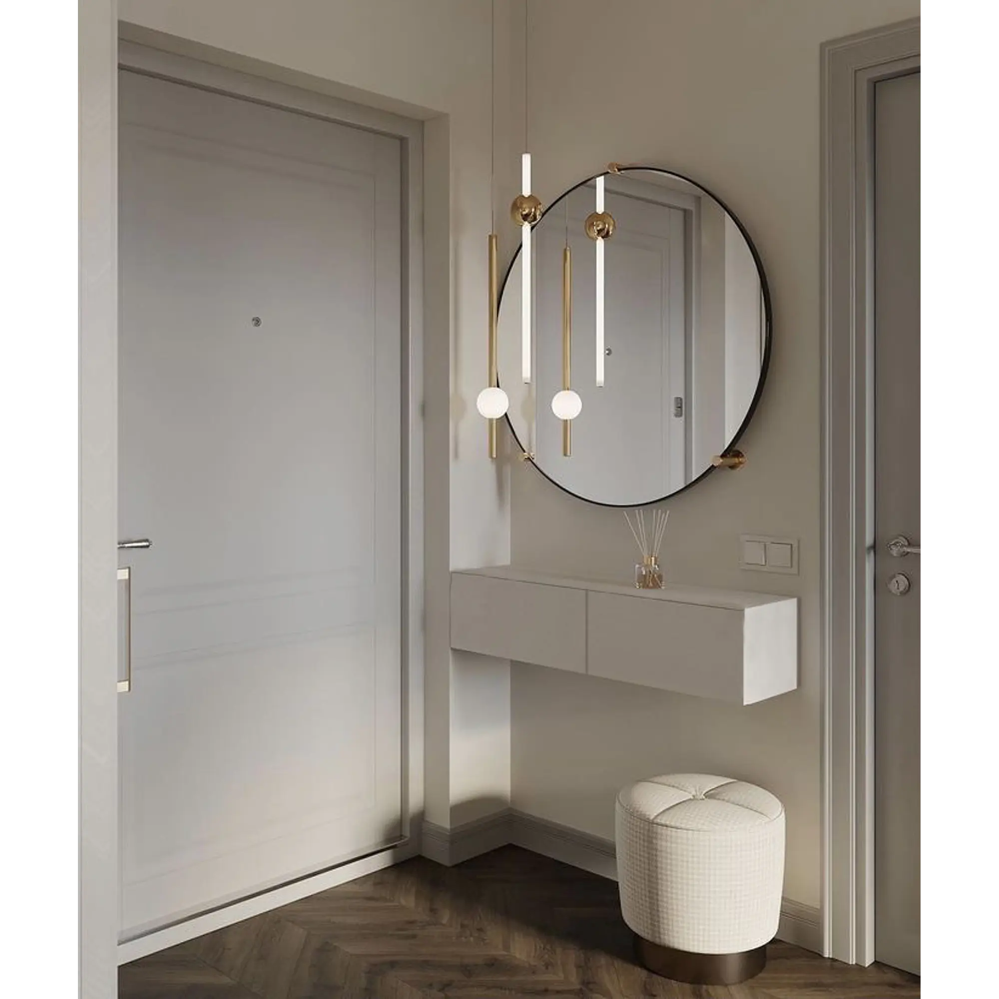 Mueble flotante Cádiz / Arrimo con Puertas (opción medidas y colores)  12