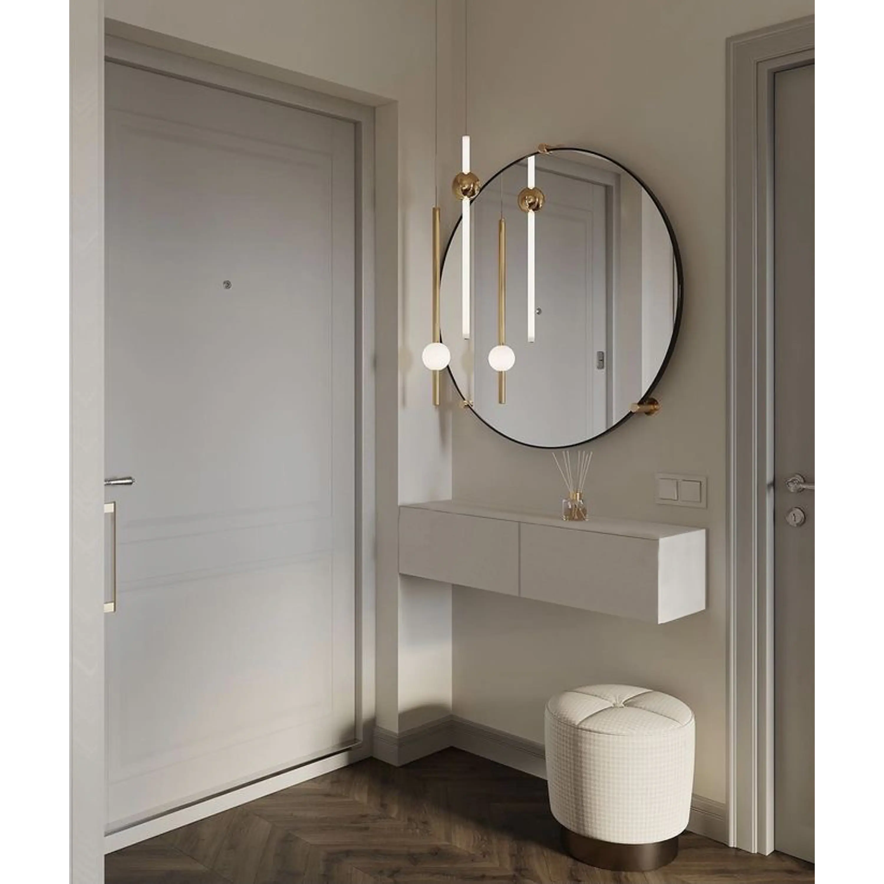 Mueble flotante Cádiz / Arrimo con Puertas (opción medidas y colores)  12