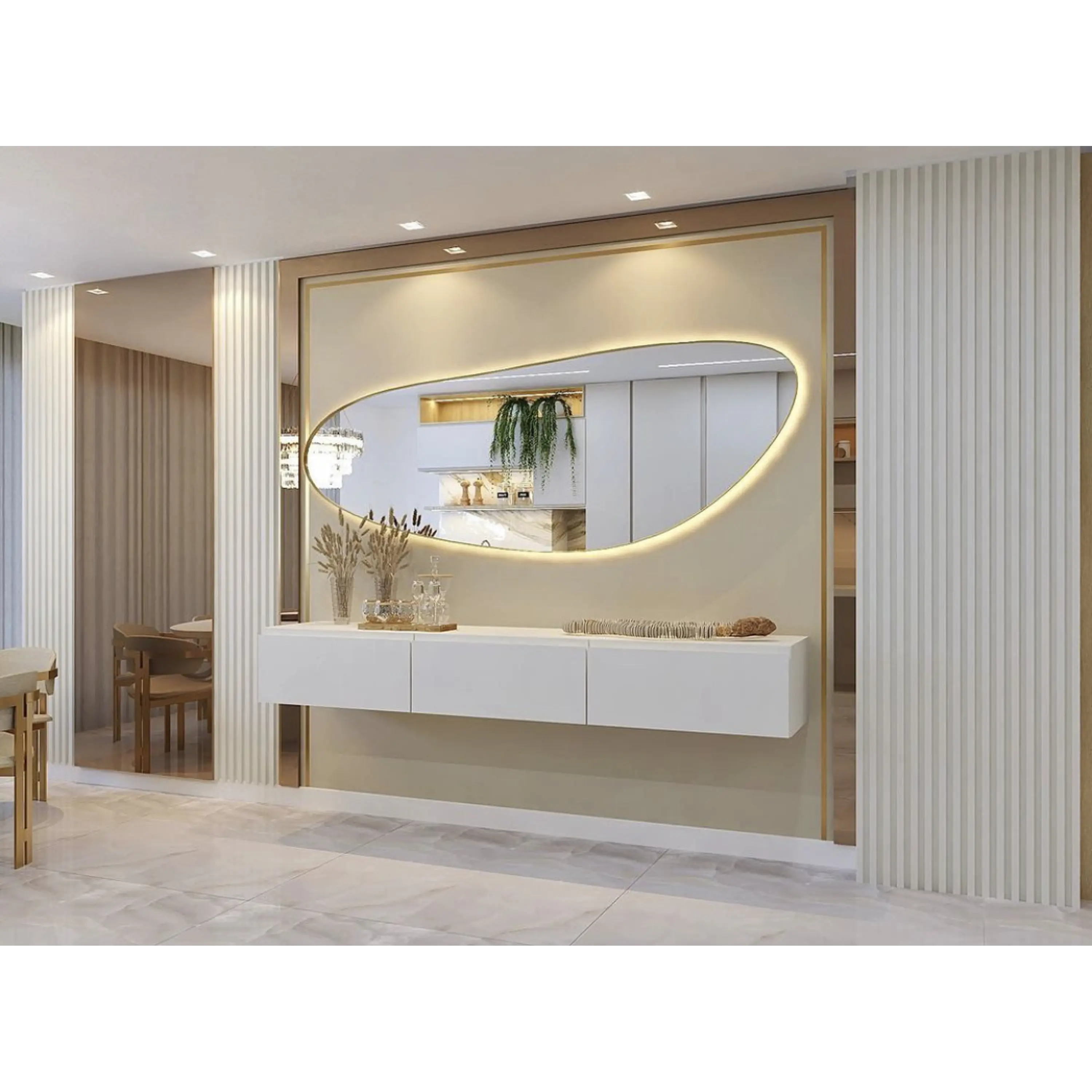Mueble flotante Cádiz / Arrimo con Puertas (opción medidas y colores)  6
