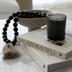 Wooden Beads / Guirnalda cuentas de madera negra 