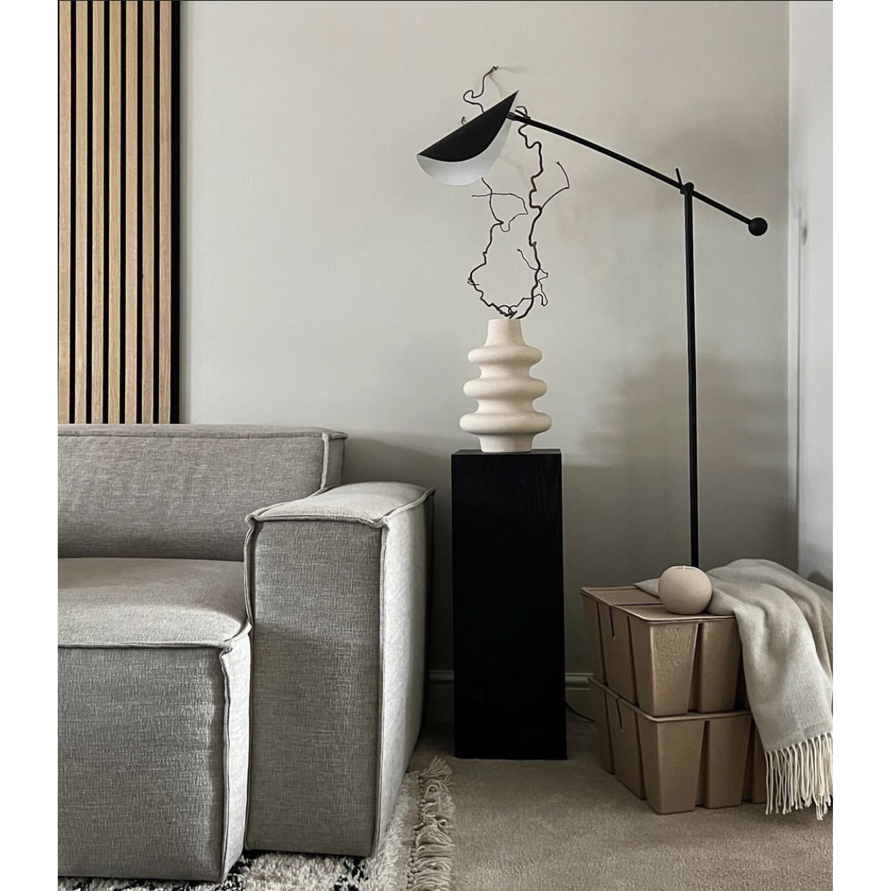 Pedestal para escultura Maison / Plinto madera (opción colores y medidas) 2