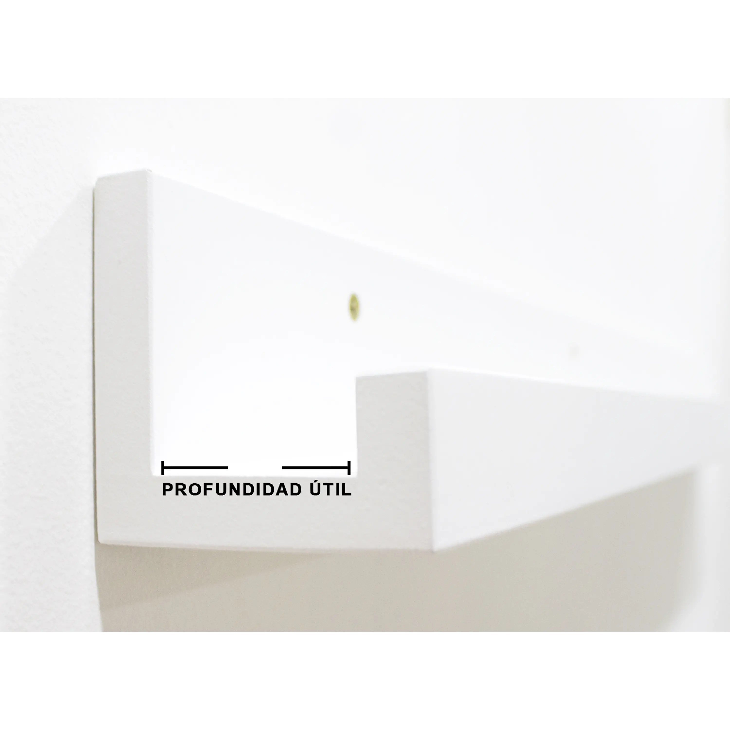 Repisa Lineal de madera / Blanqueado (valor unitario)  3