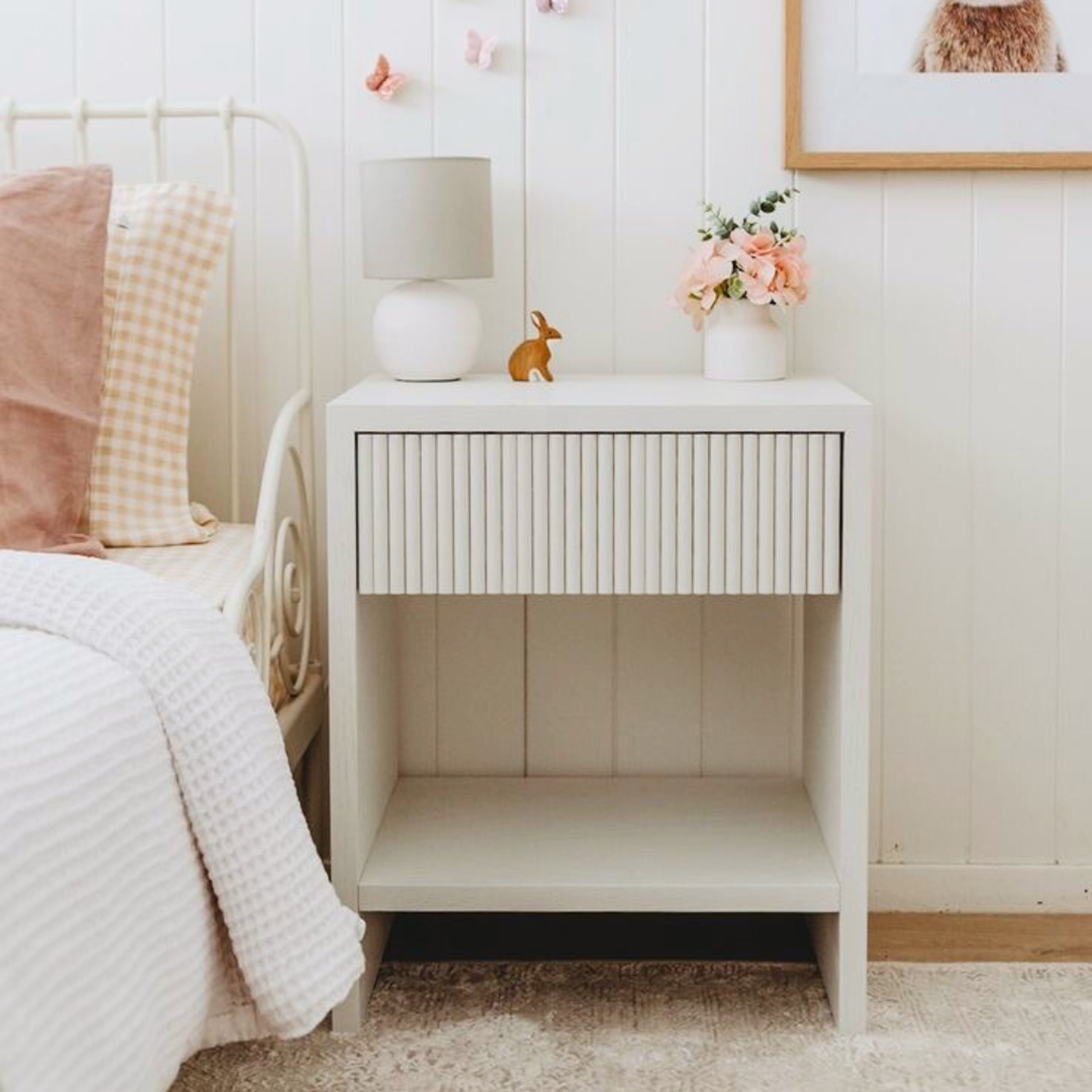 Velador Nook blanco 1