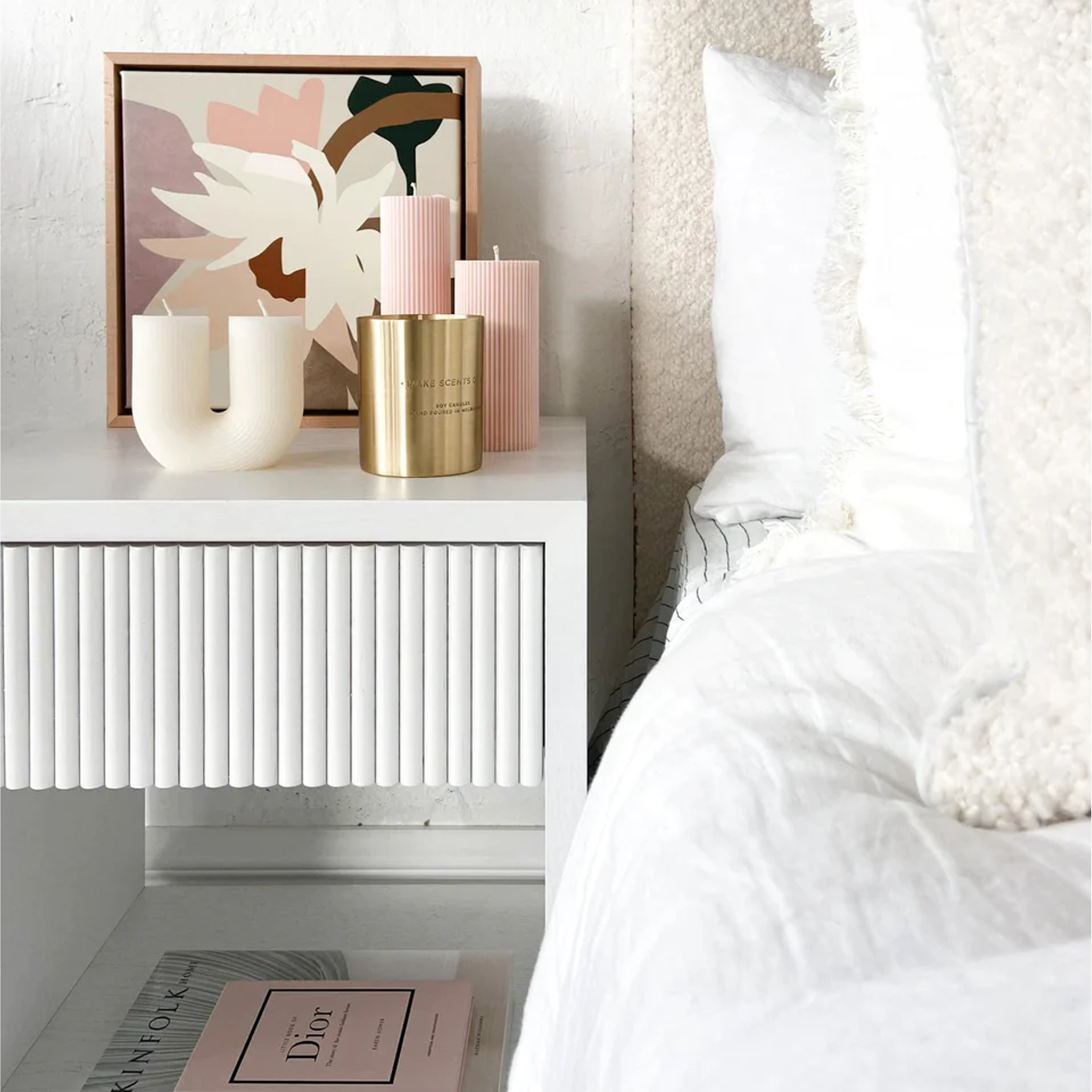 Velador Nook blanco 3