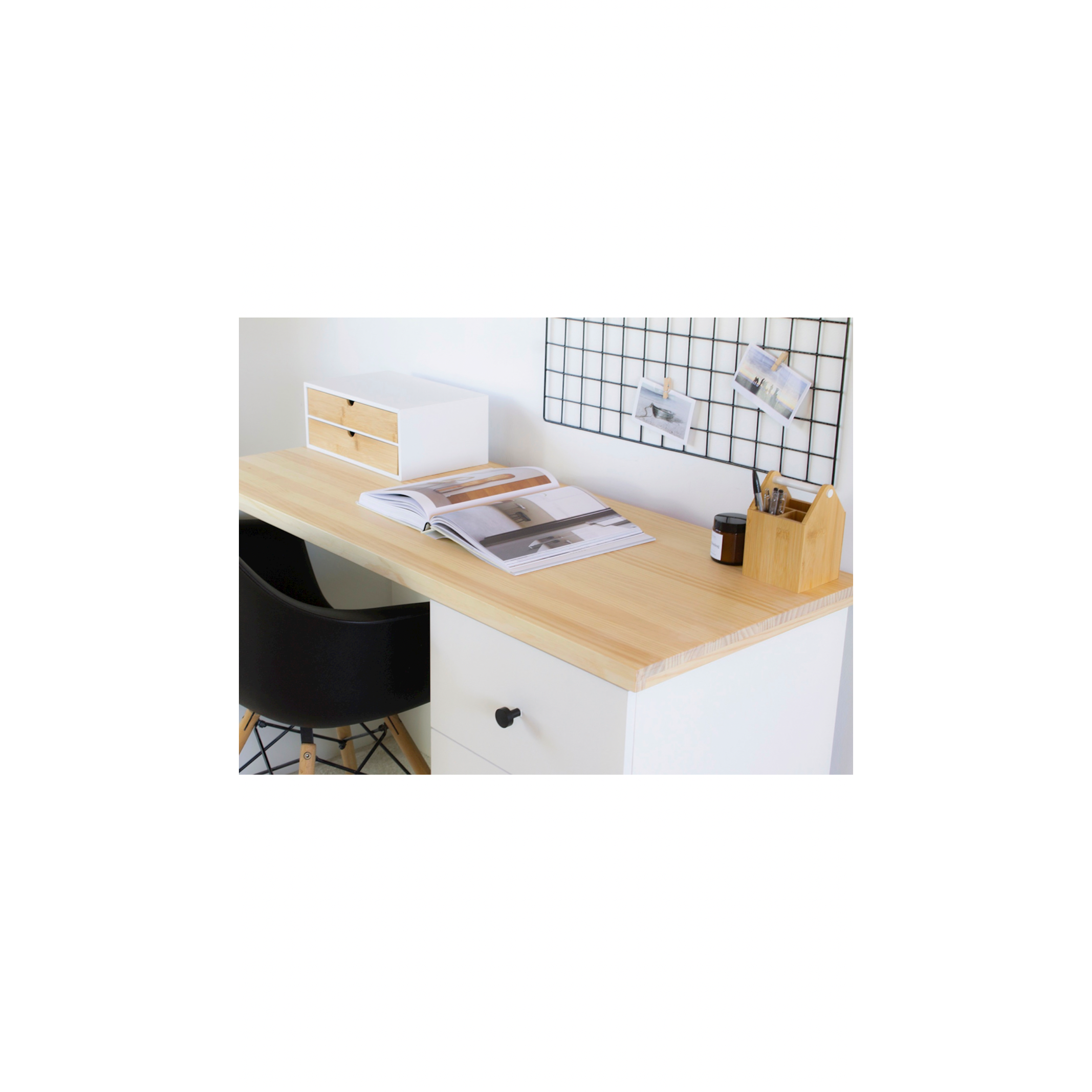 Escritorio Nórdico 3 cajones 3