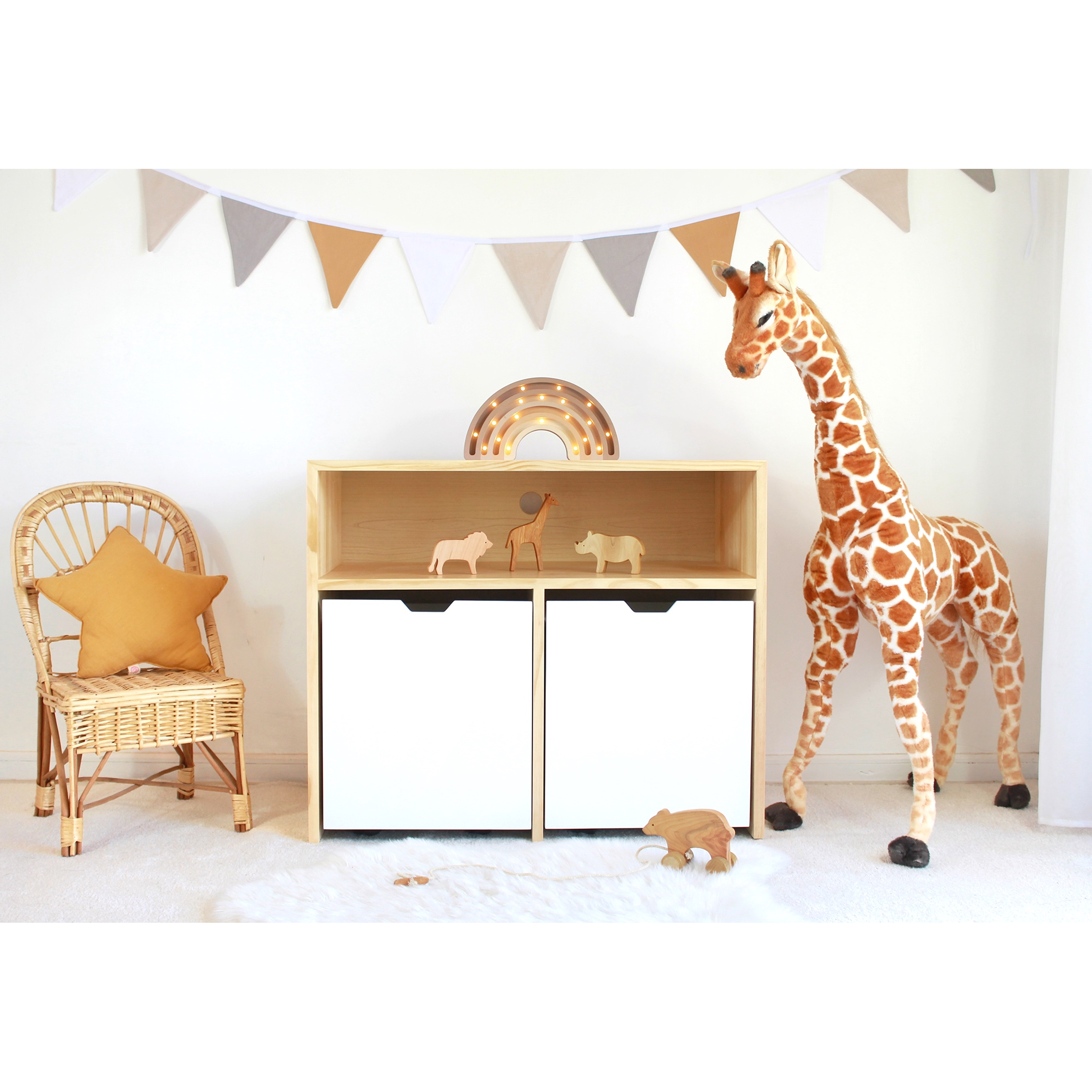 Juguetero Infantil Ollie  (opción 2, 3, 4, 5 o 6 cajones)  2