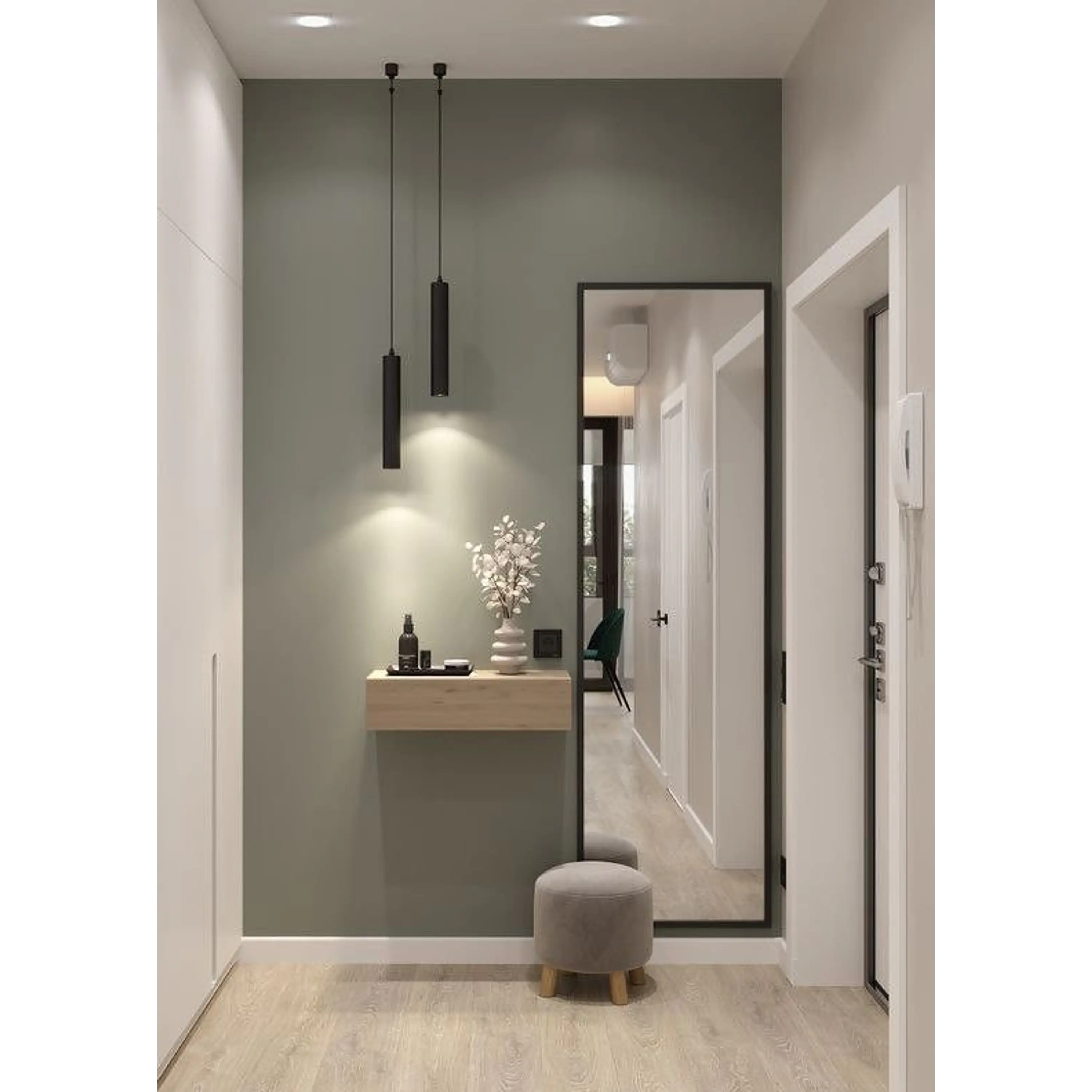 Mueble flotante Capri / cajón riel (opción medidas y colores) 8