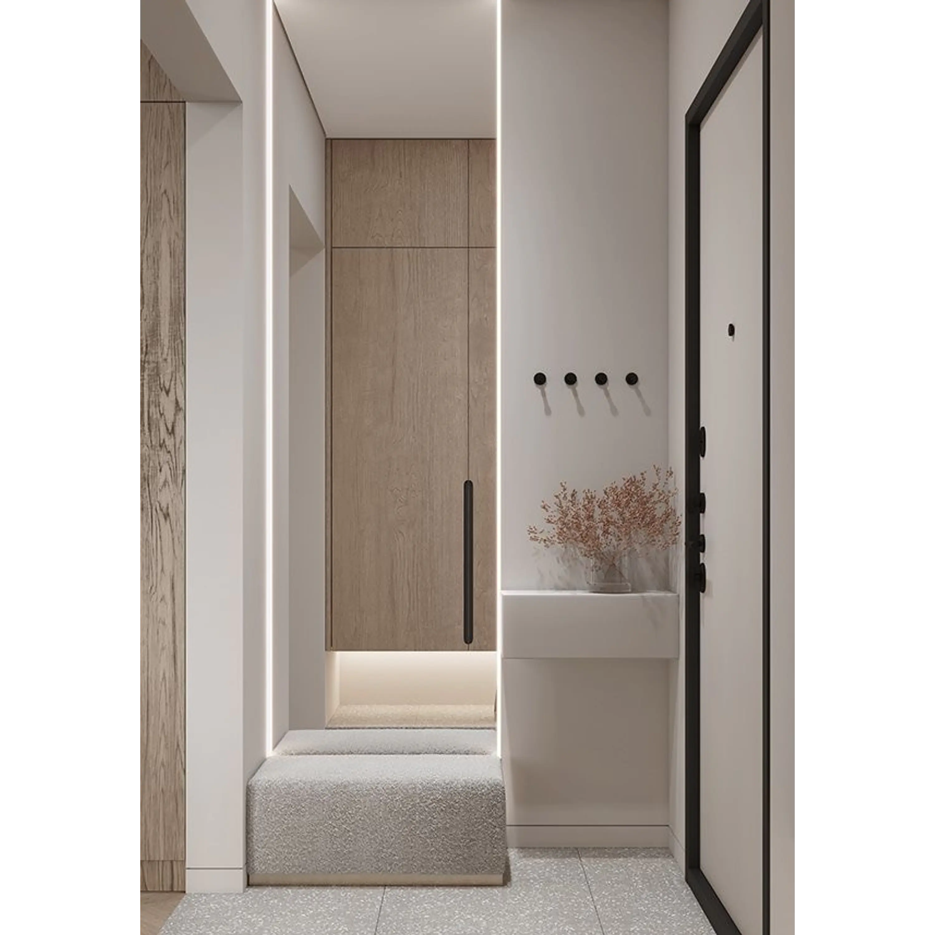 Mueble flotante Capri / cajón riel (opción medidas y colores) 10