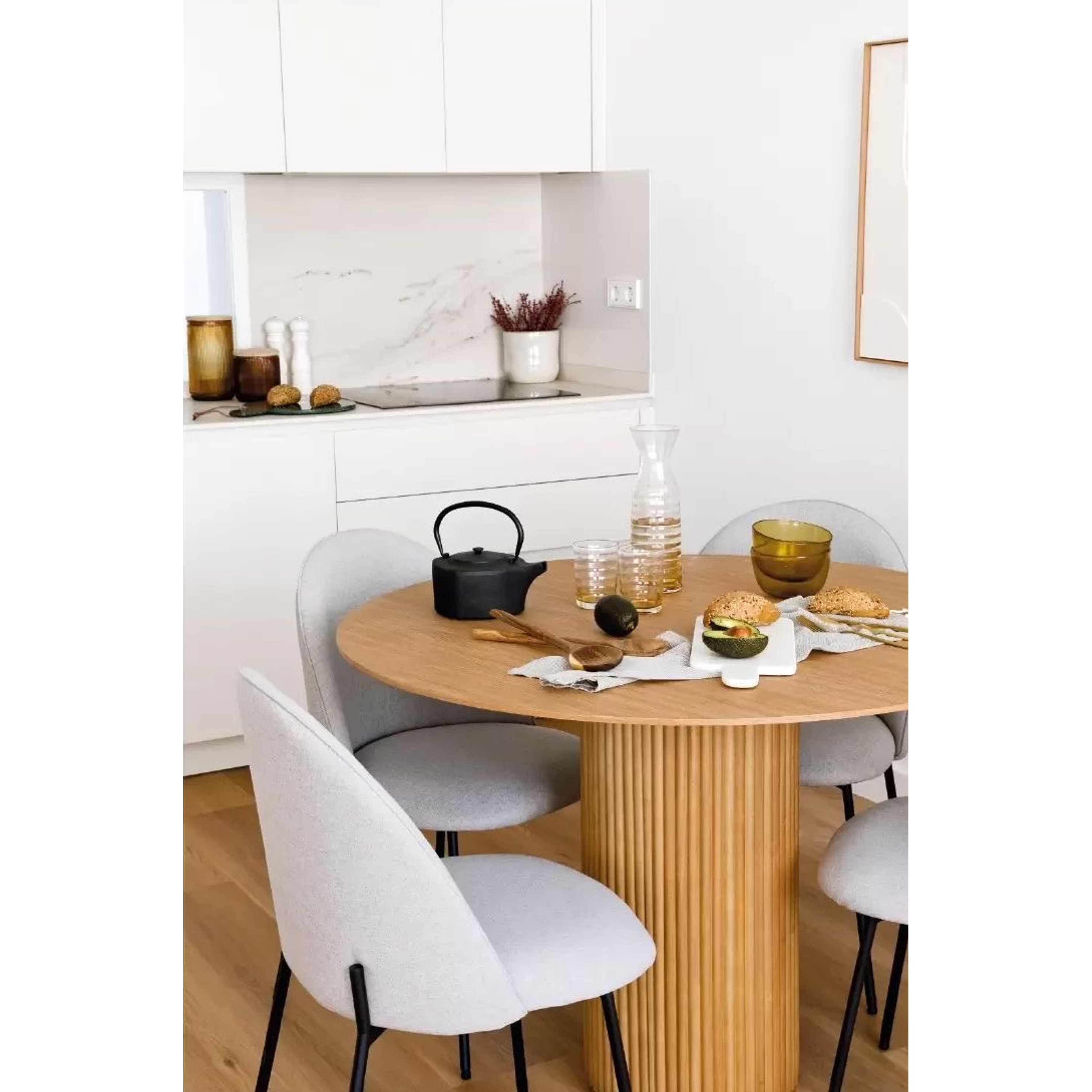 Mesa de comedor / Modelo Mónaco madera alistonada 3