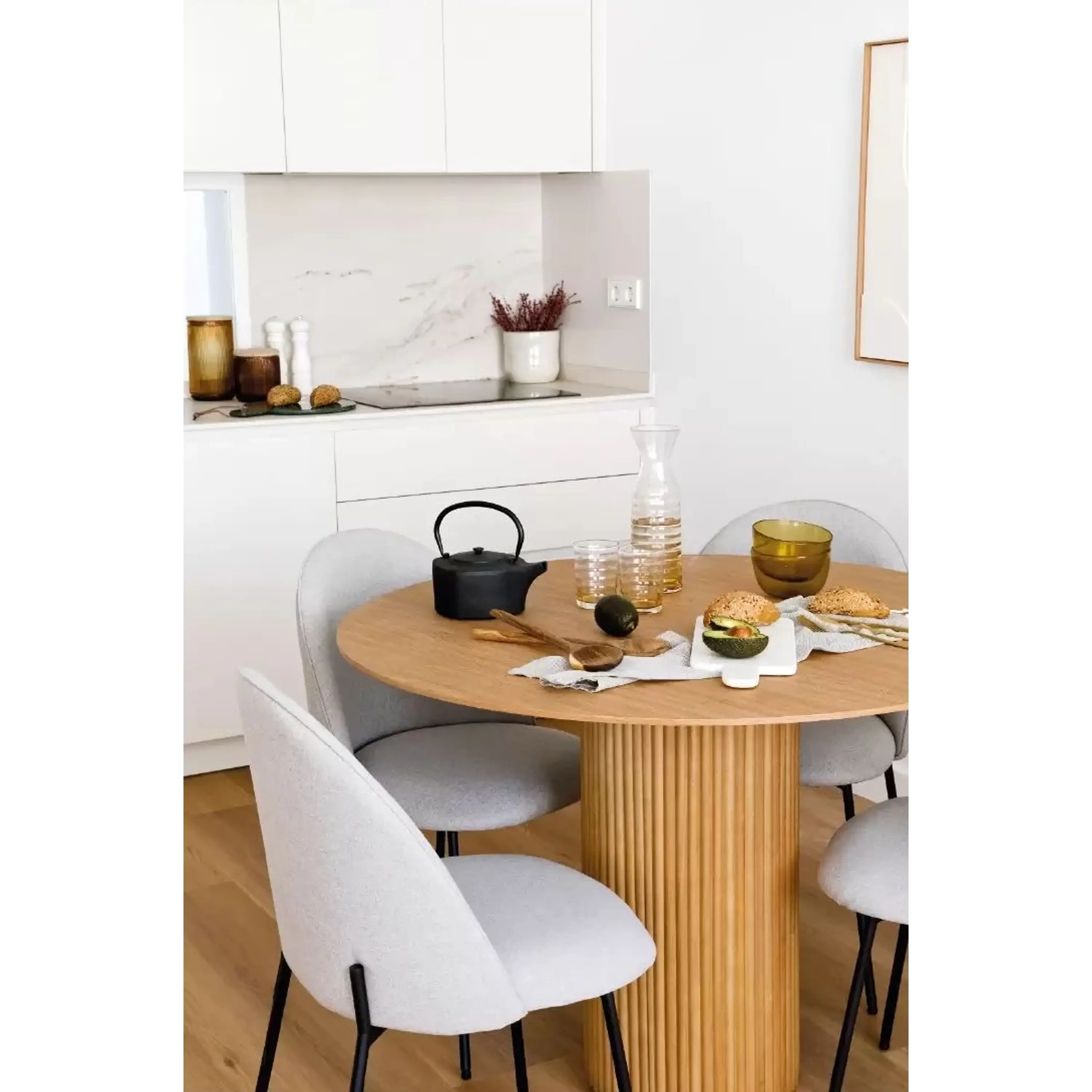 Mesa de comedor / Modelo Mónaco madera alistonada 3
