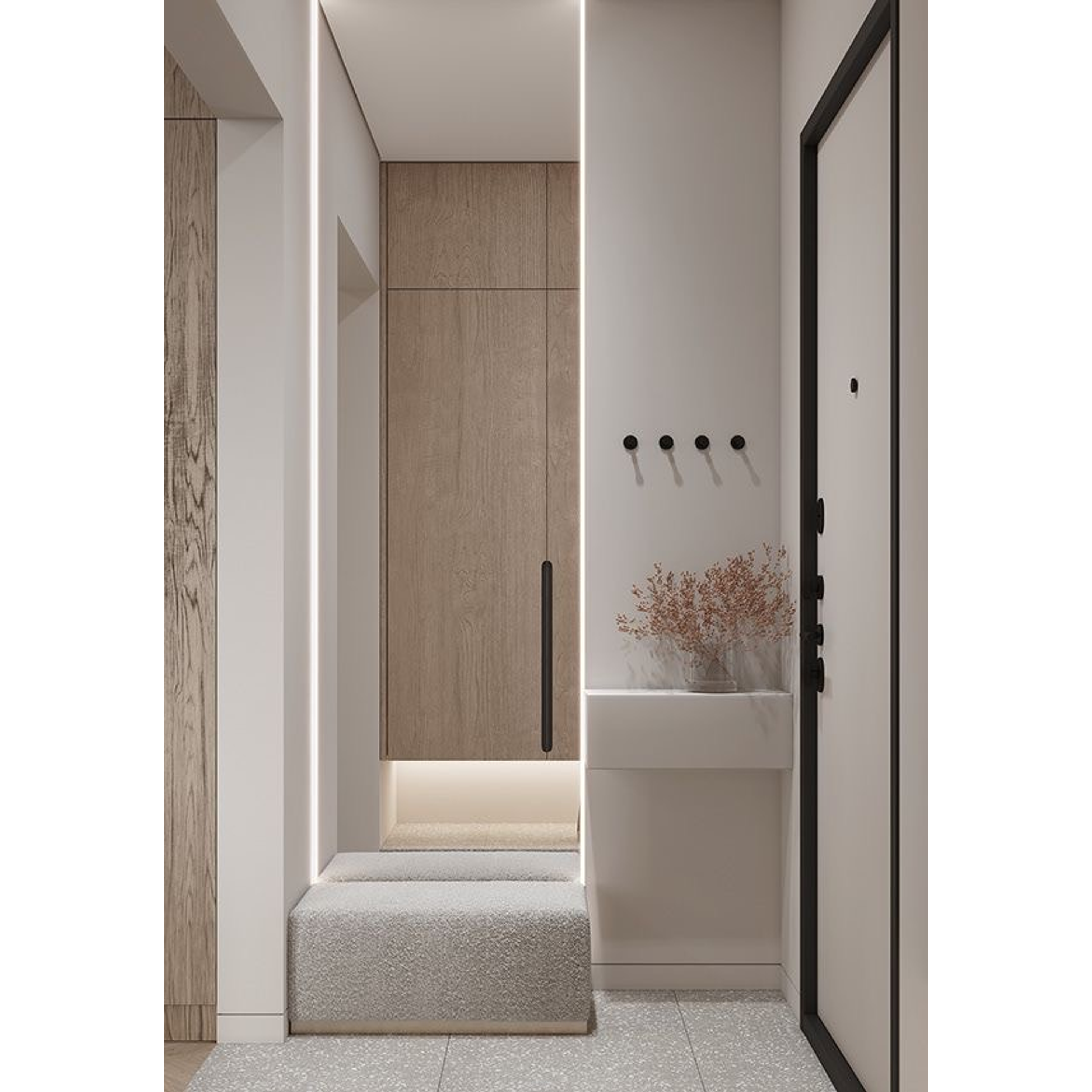 Mueble flotante Cádiz / Arrimo con Puertas (opción medidas y colores)  12