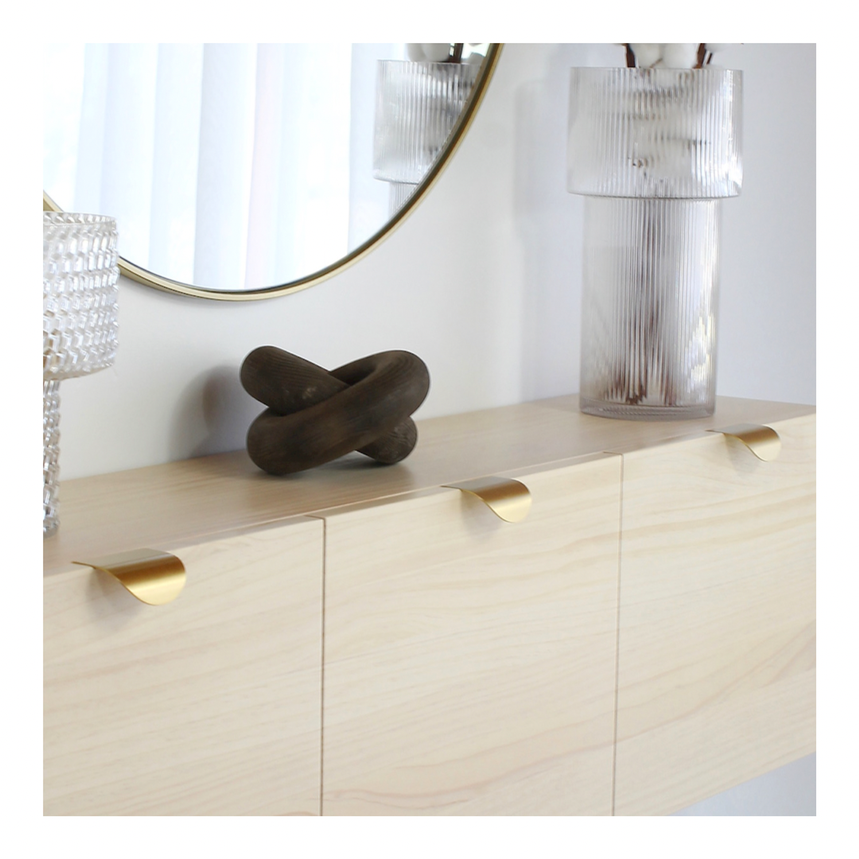 Mueble flotante Aery / Puertas con tiradores dorados  (opción: colores)  3