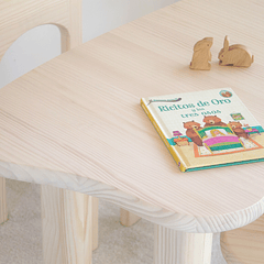 Conjunto de mesa infantil + 2 sillas Waves 