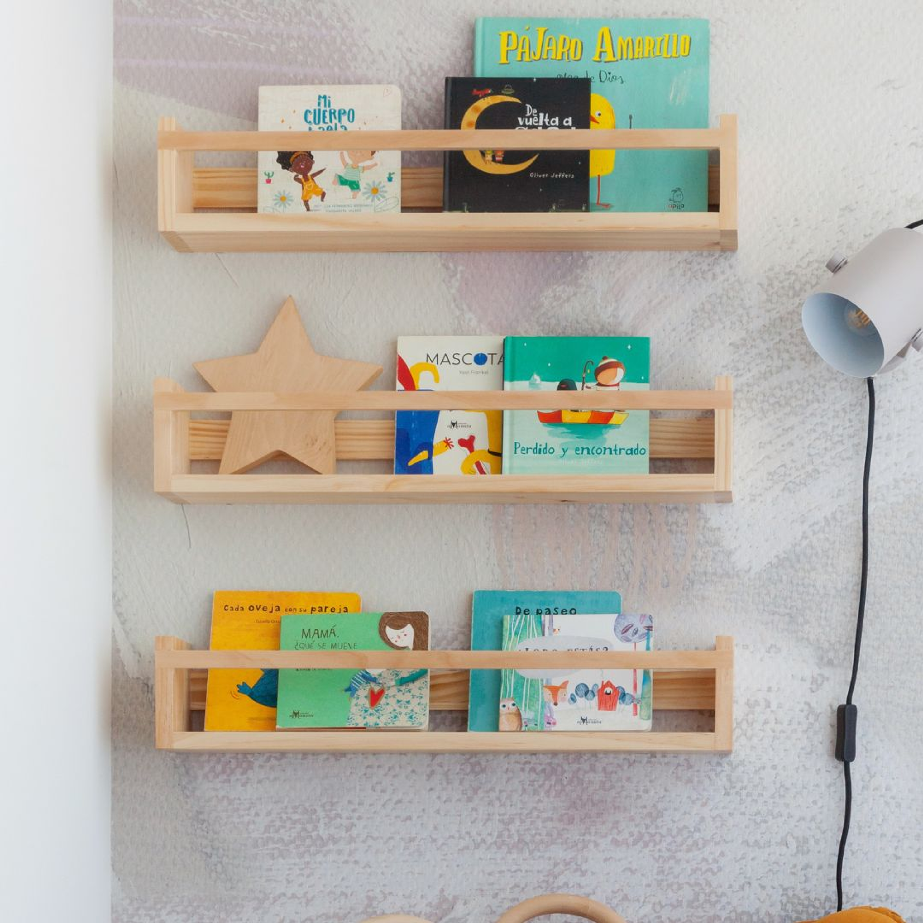Repisa corchete / estantería para libros (valor unitario) 1
