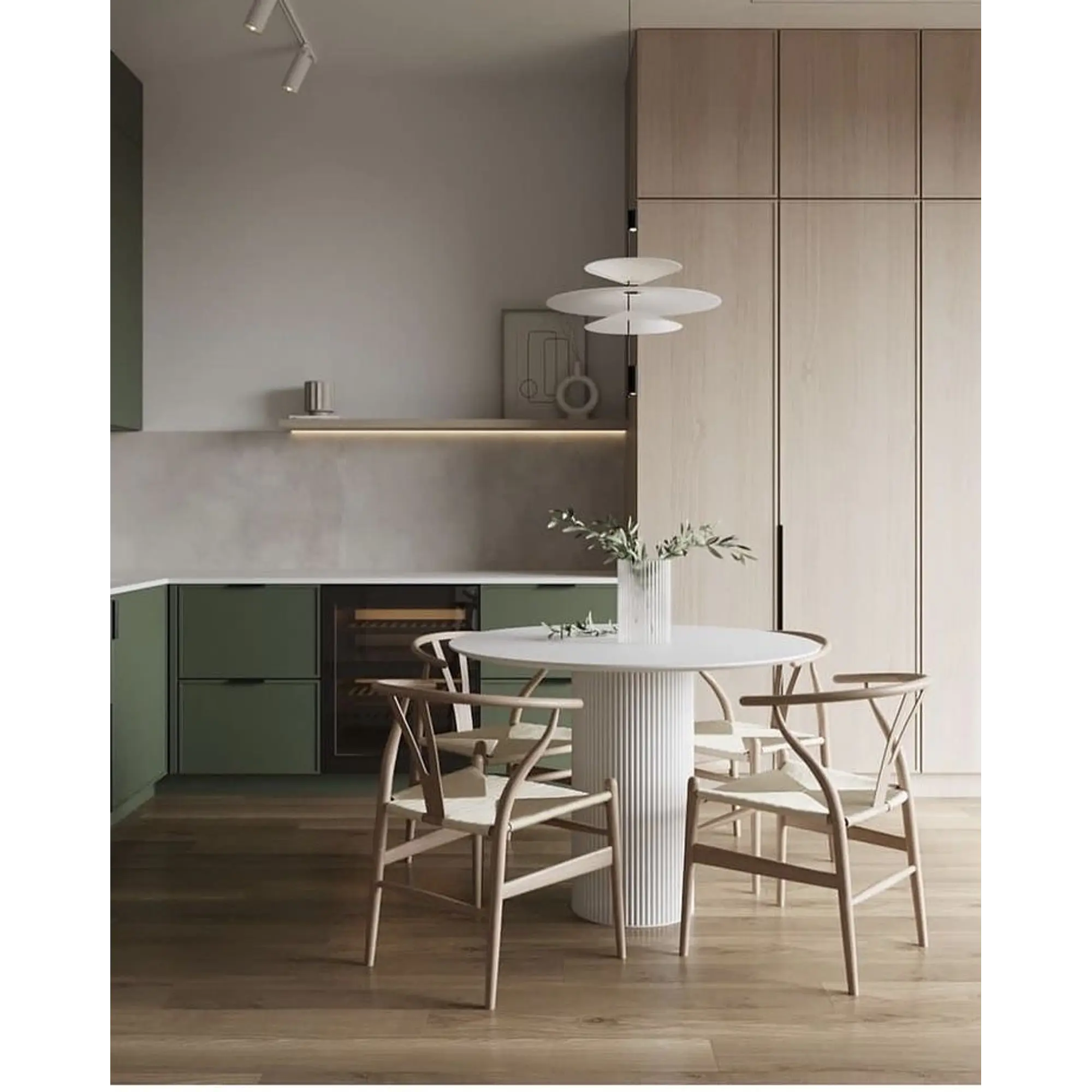 Mesa de comedor / Modelo Mónaco madera alistonada 4