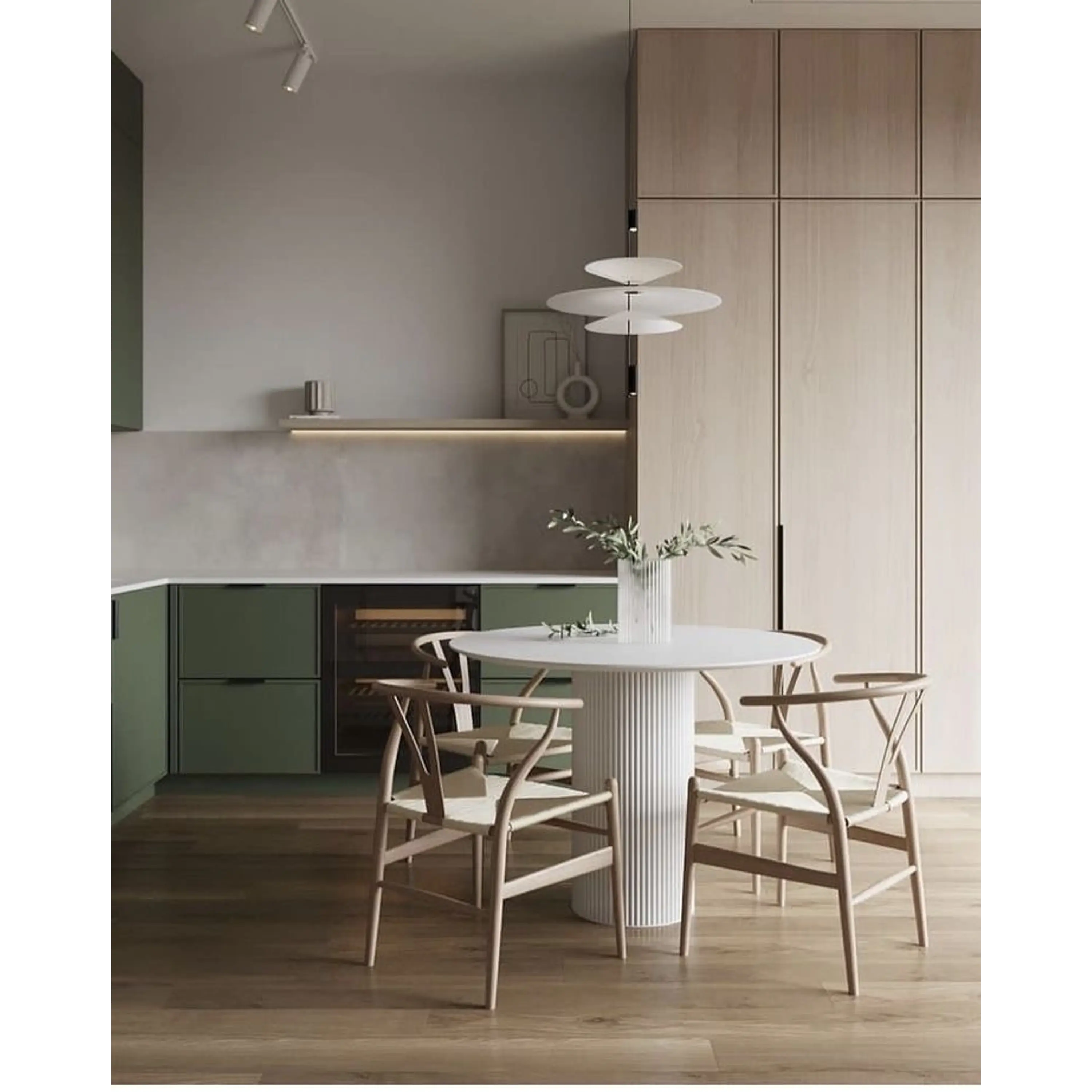 Mesa de comedor / Modelo Mónaco madera alistonada 4