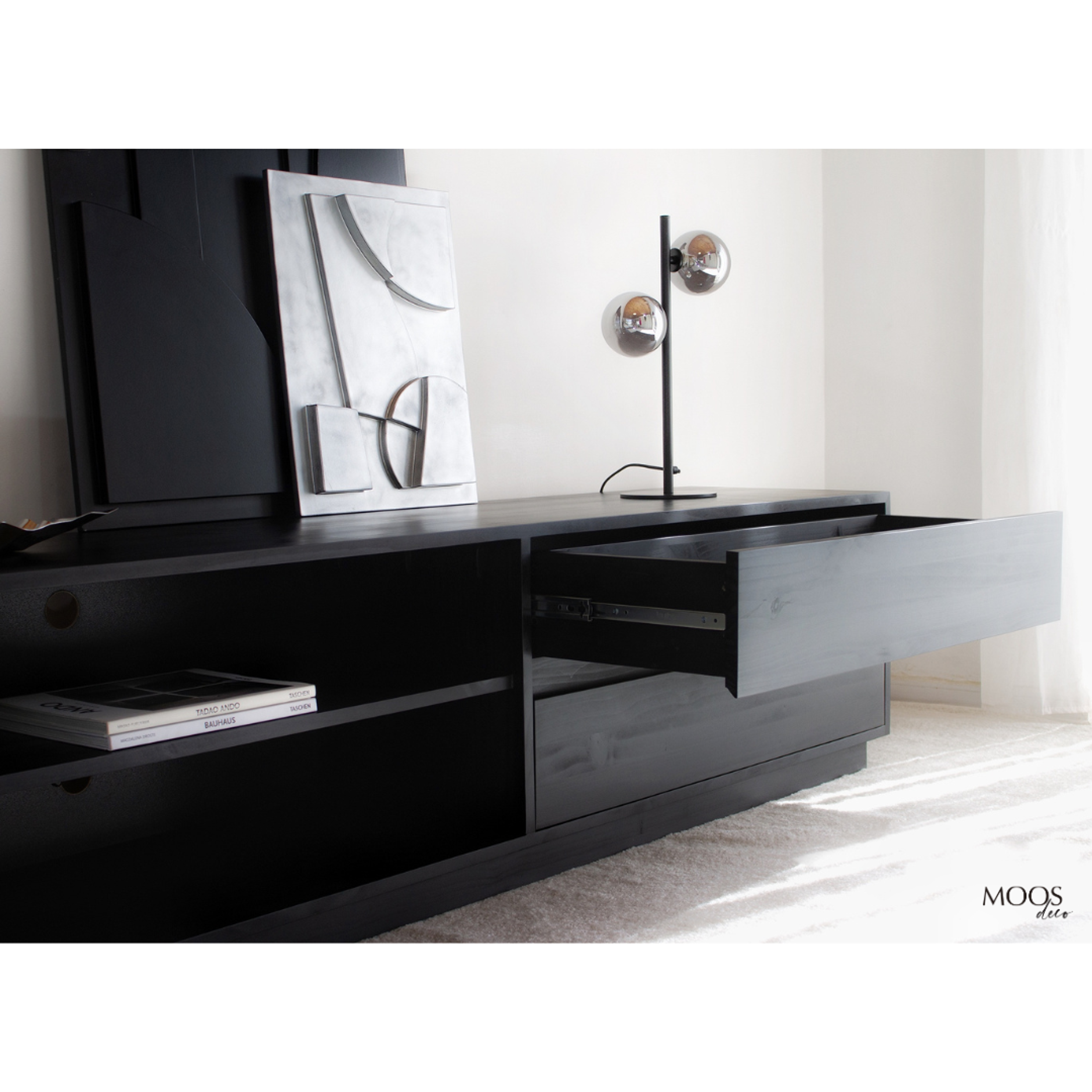 Rack Dublín / Tinte negro  2