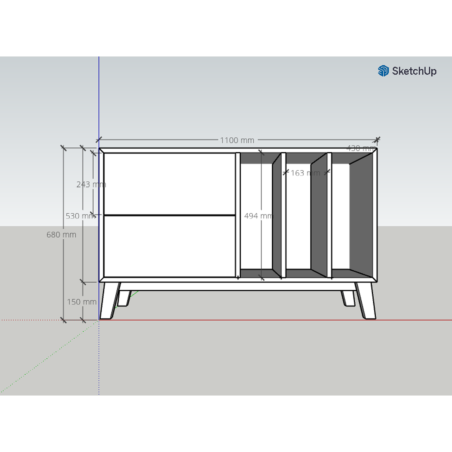 Rack vinilos / Modelo Maximus personalizado 2