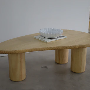 Mesa de centro Kenai Diseño asimétrico (colores) 
