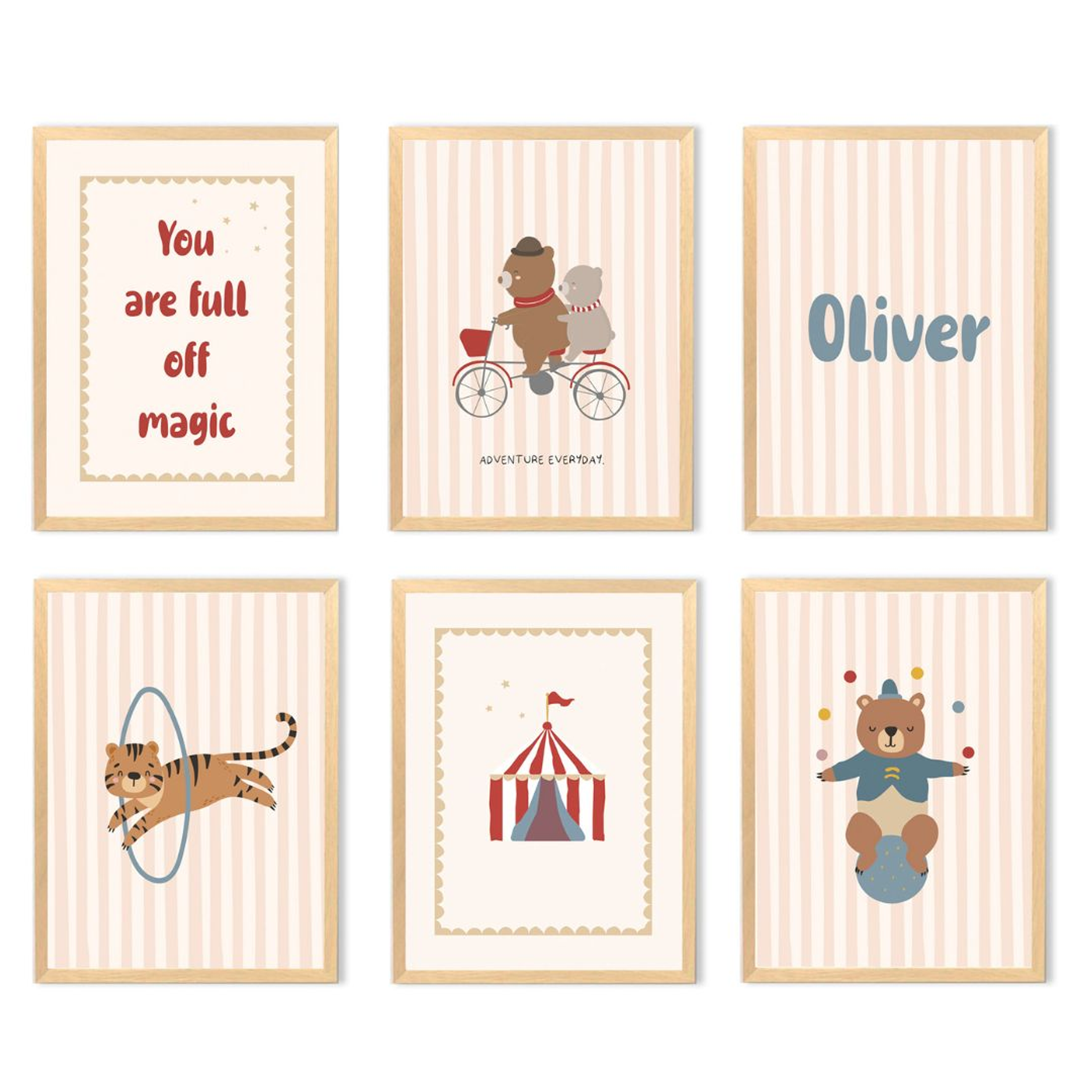 Cuadro circo infantil / valor unitario  1