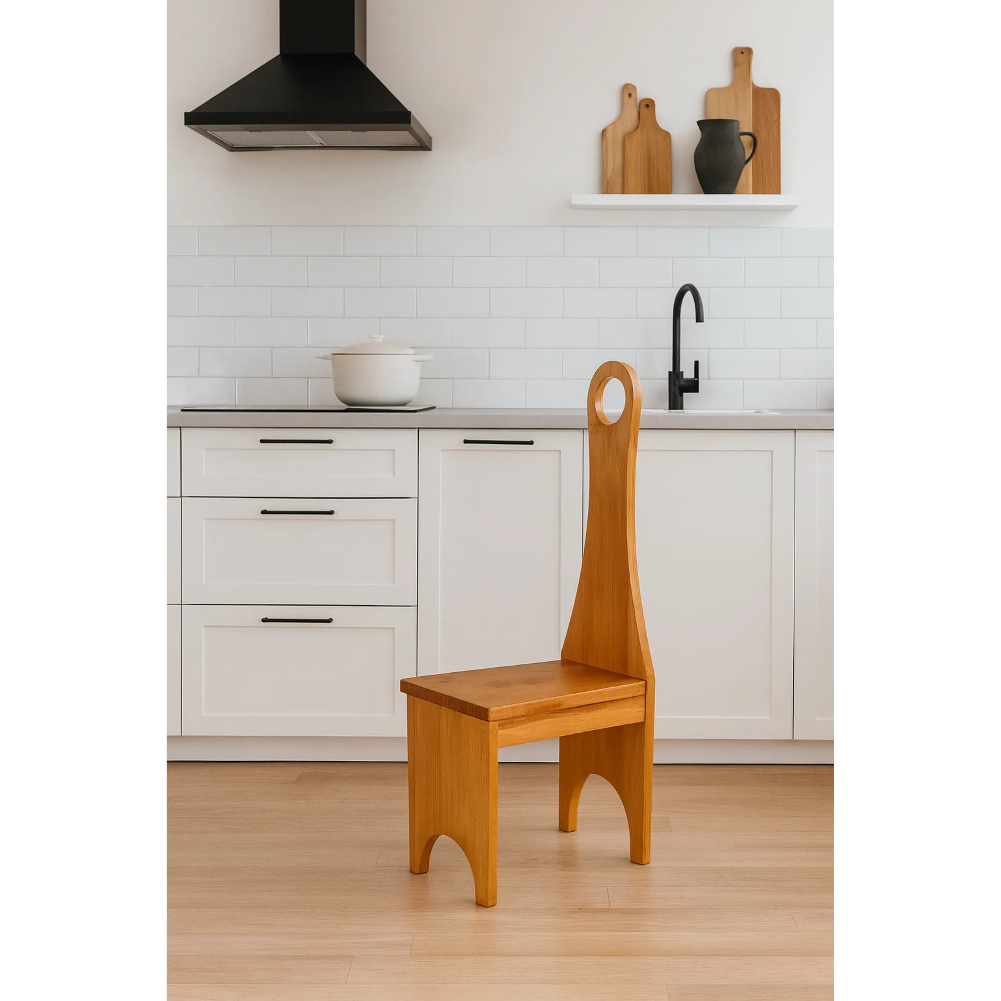 Piso de madera con manilla  1