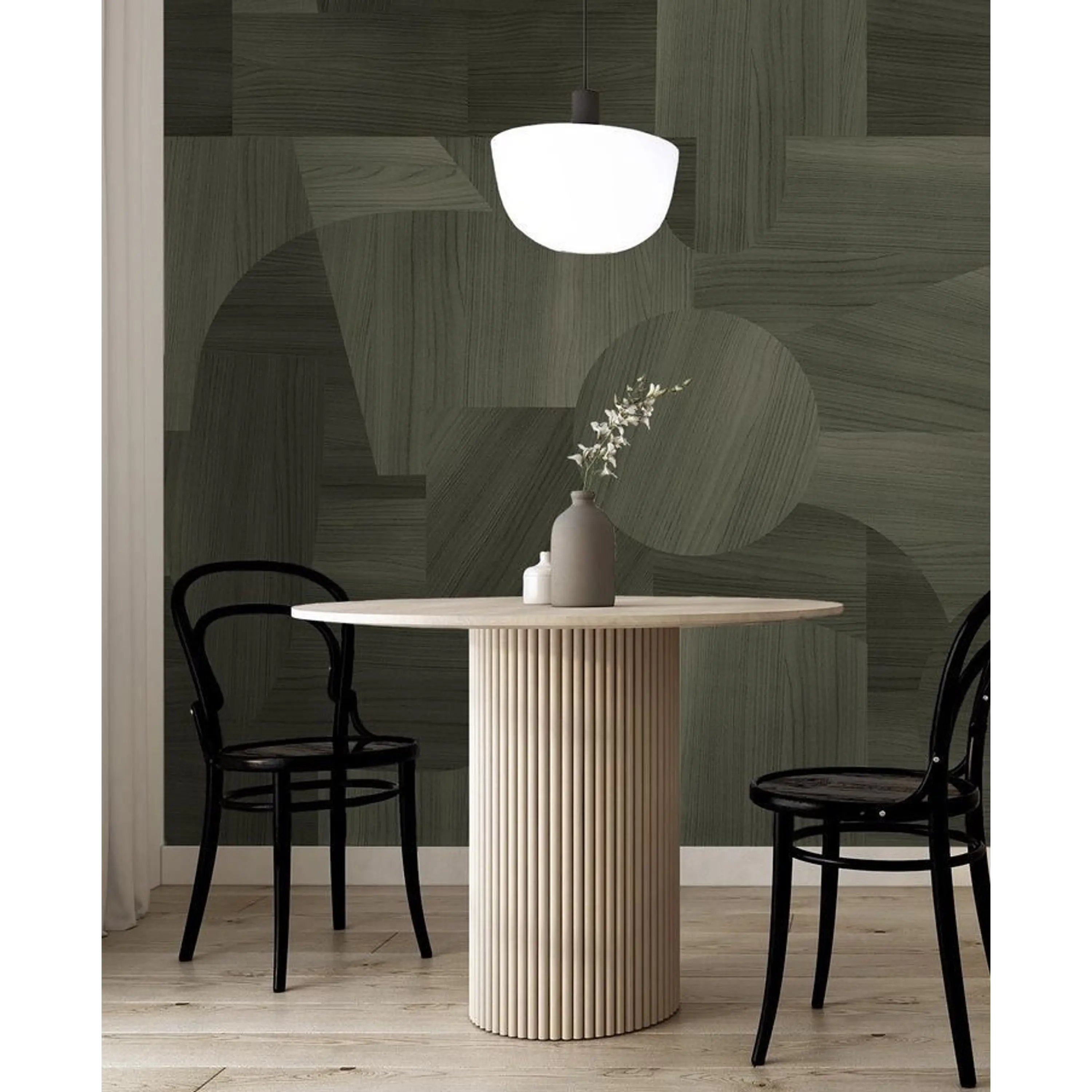Mesa de comedor / Modelo Mónaco madera alistonada 1
