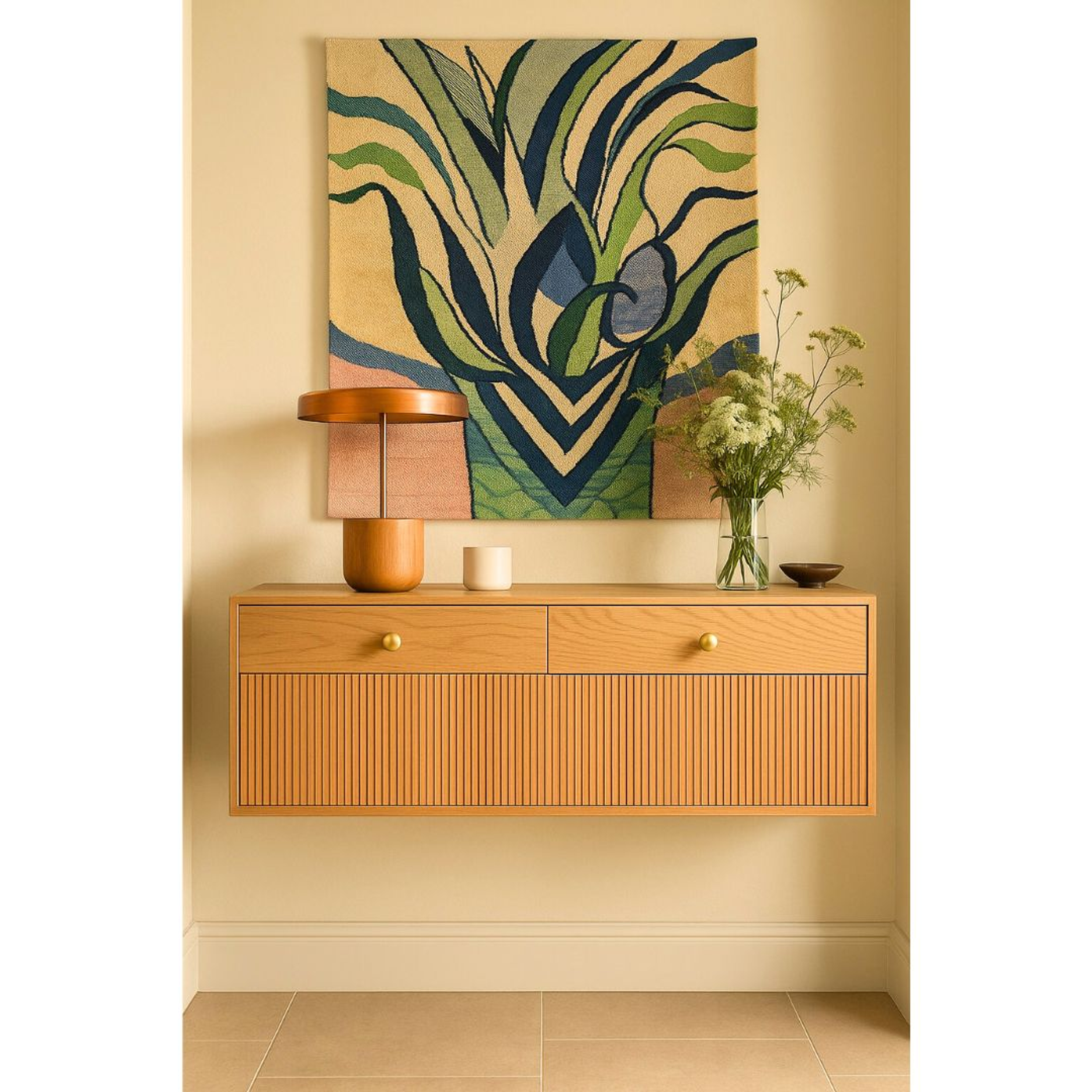 Mueble flotante de madera / Modelo Madison  1