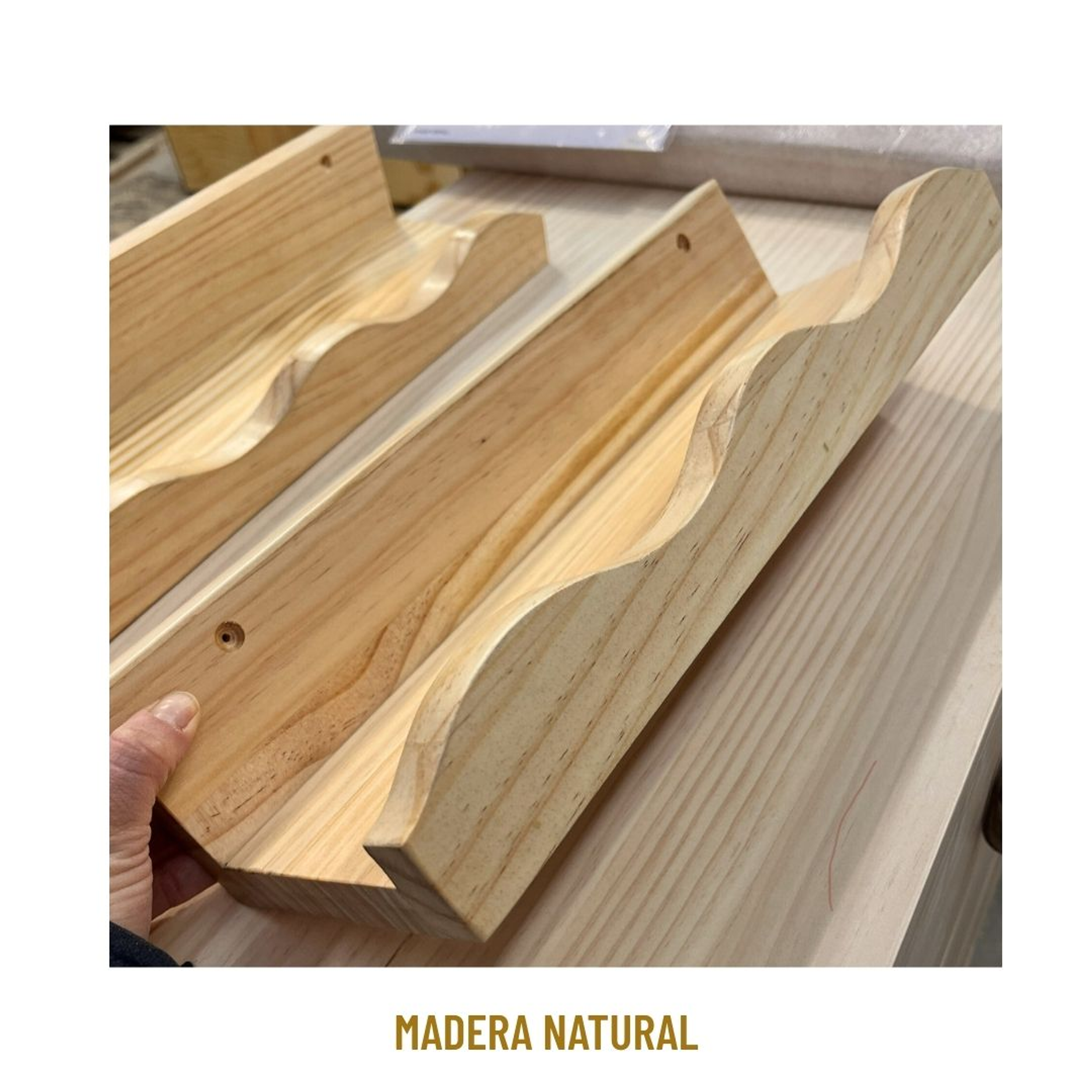 Set repisa de madera Waves (2 repisas)  3