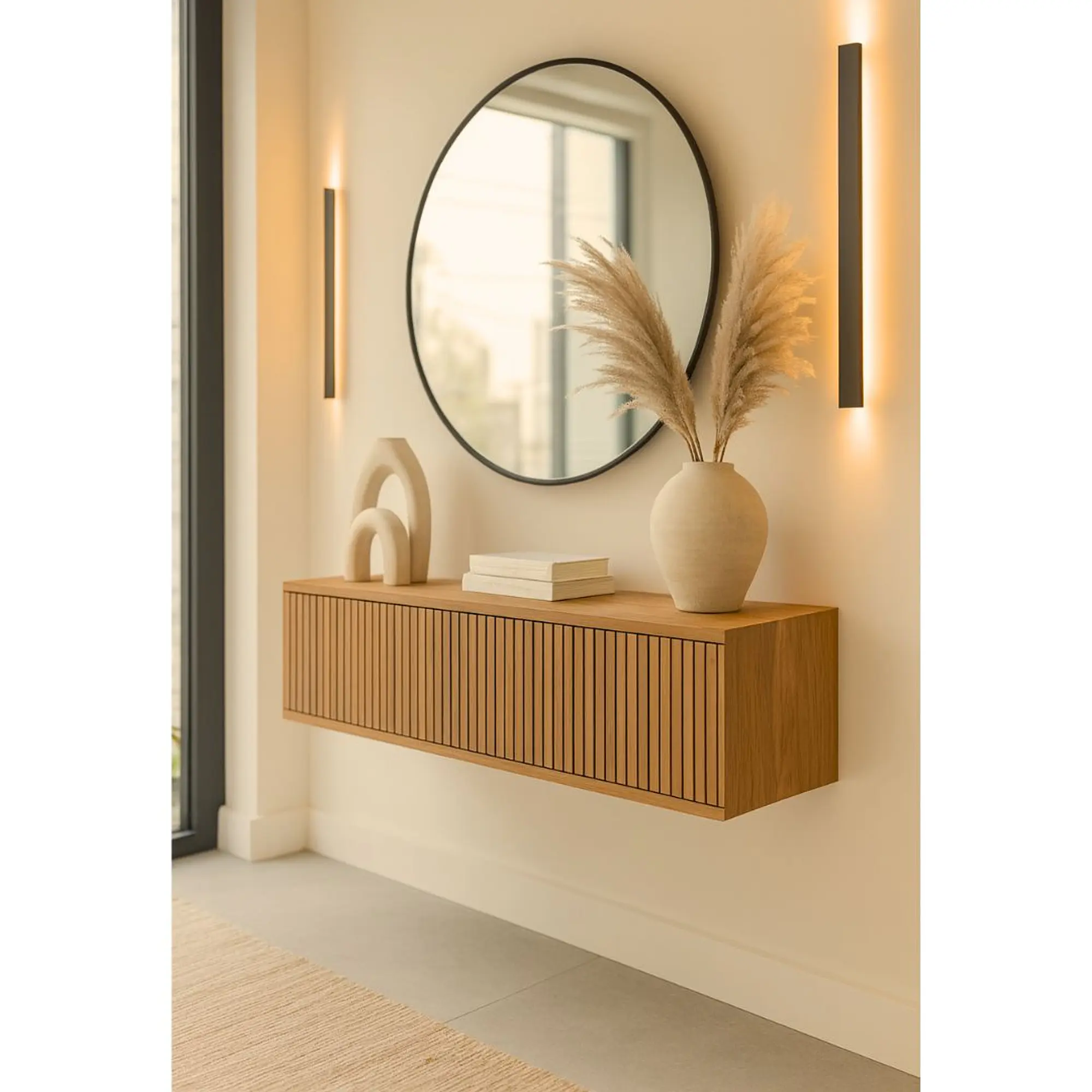 Mueble flotante de madera / Modelo Kansas  1