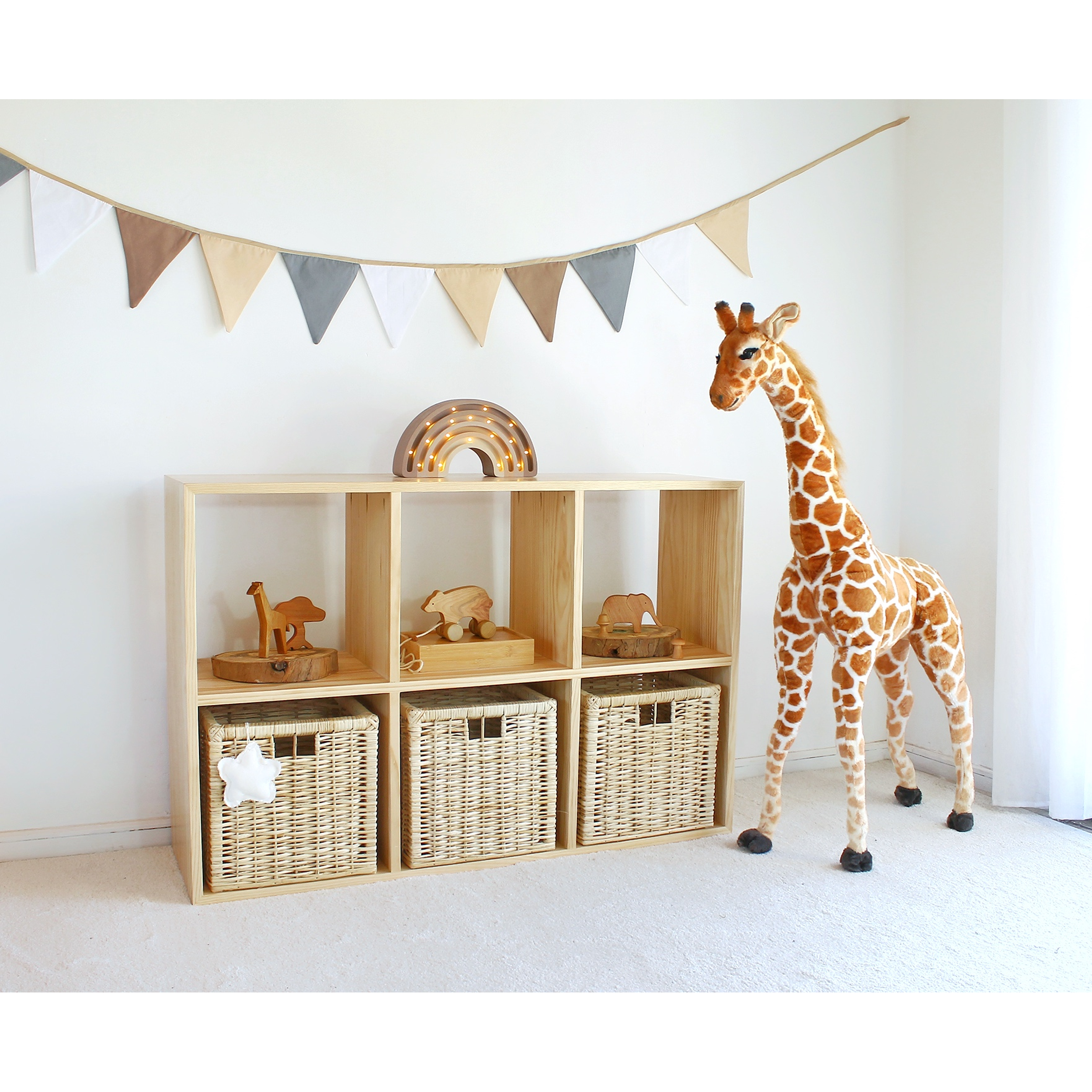 Mueble organizador 6 espacios / STOCK  1