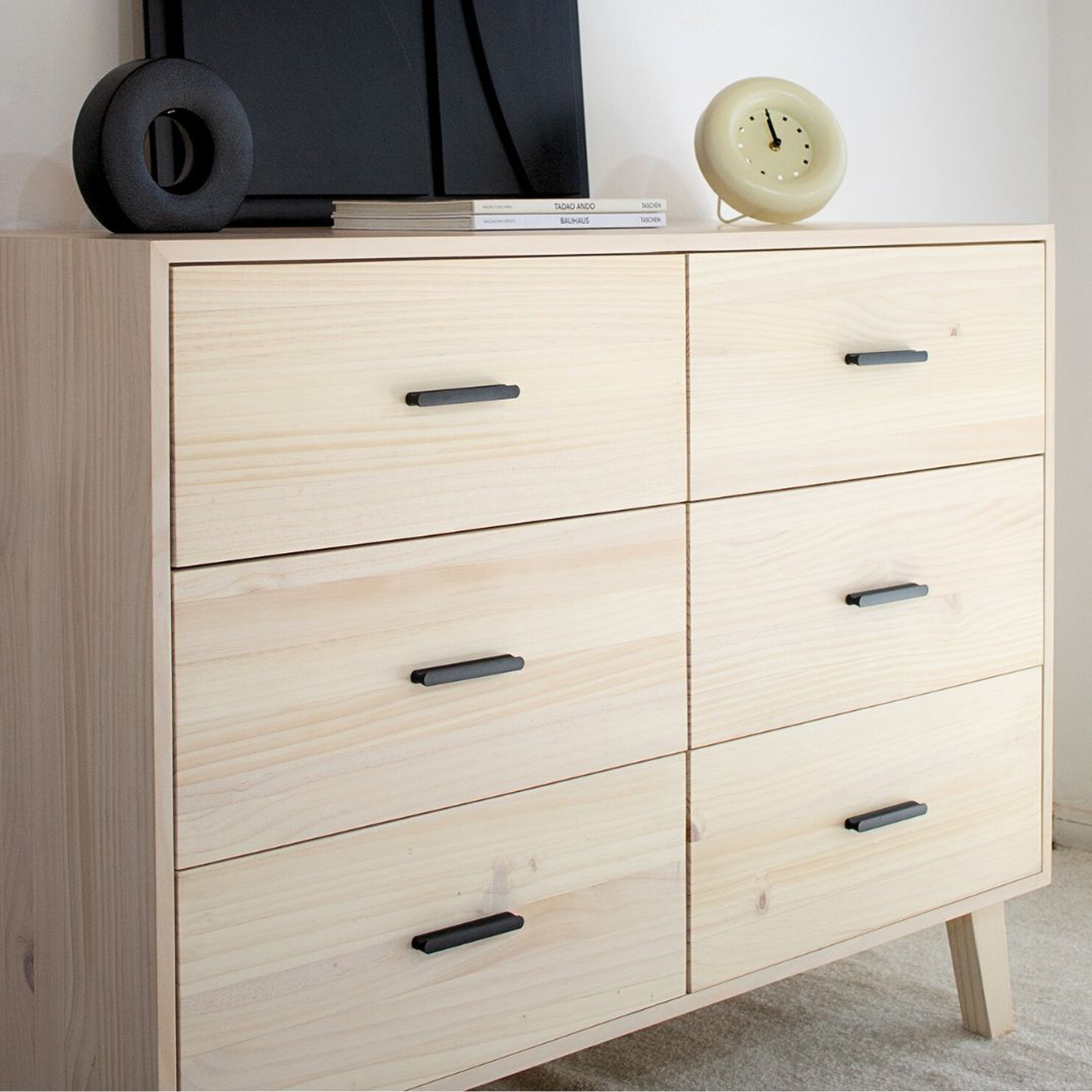 Tirador Wabi / Black mate y Dorado  3