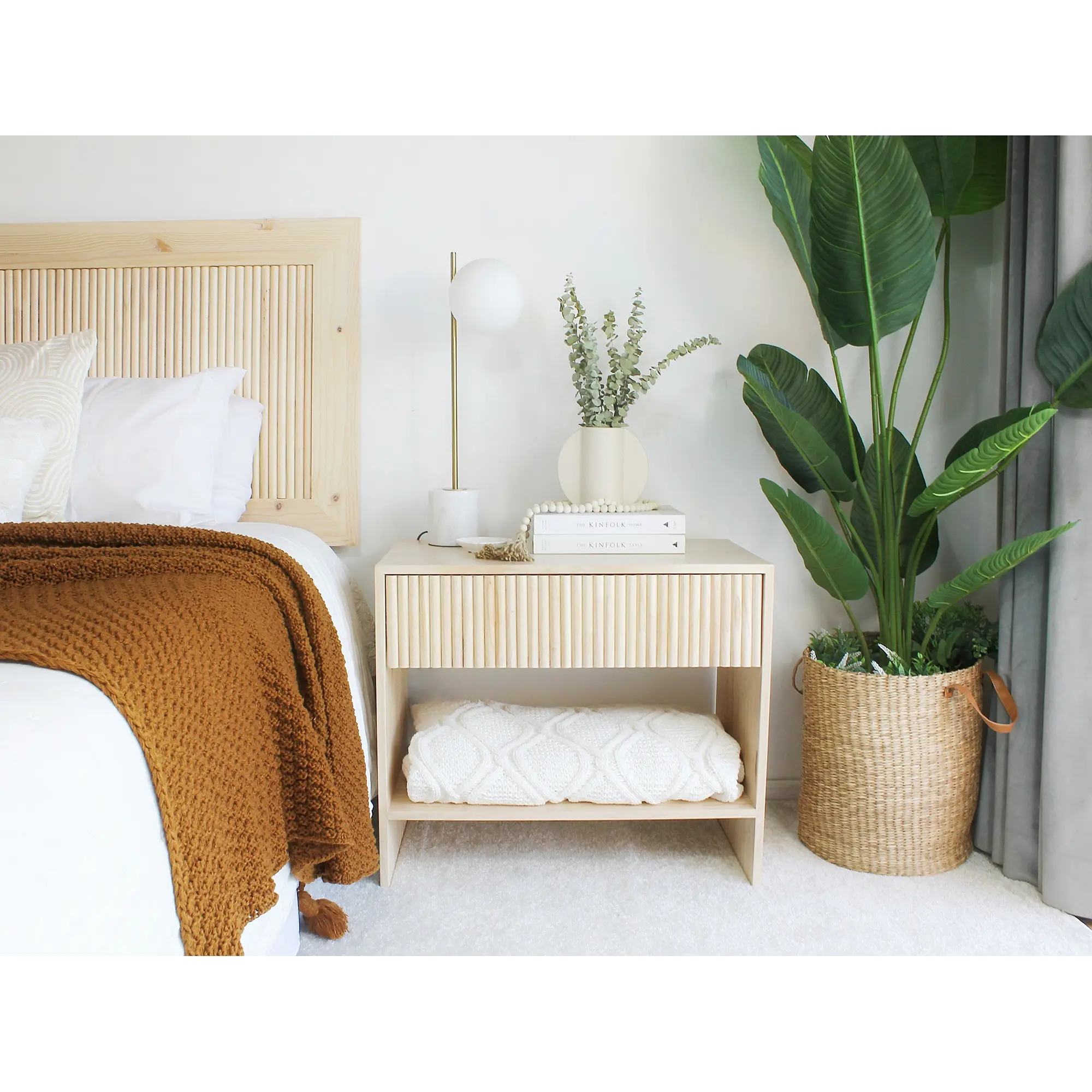 Velador de madera / Modelo Nook XL STOCK  1