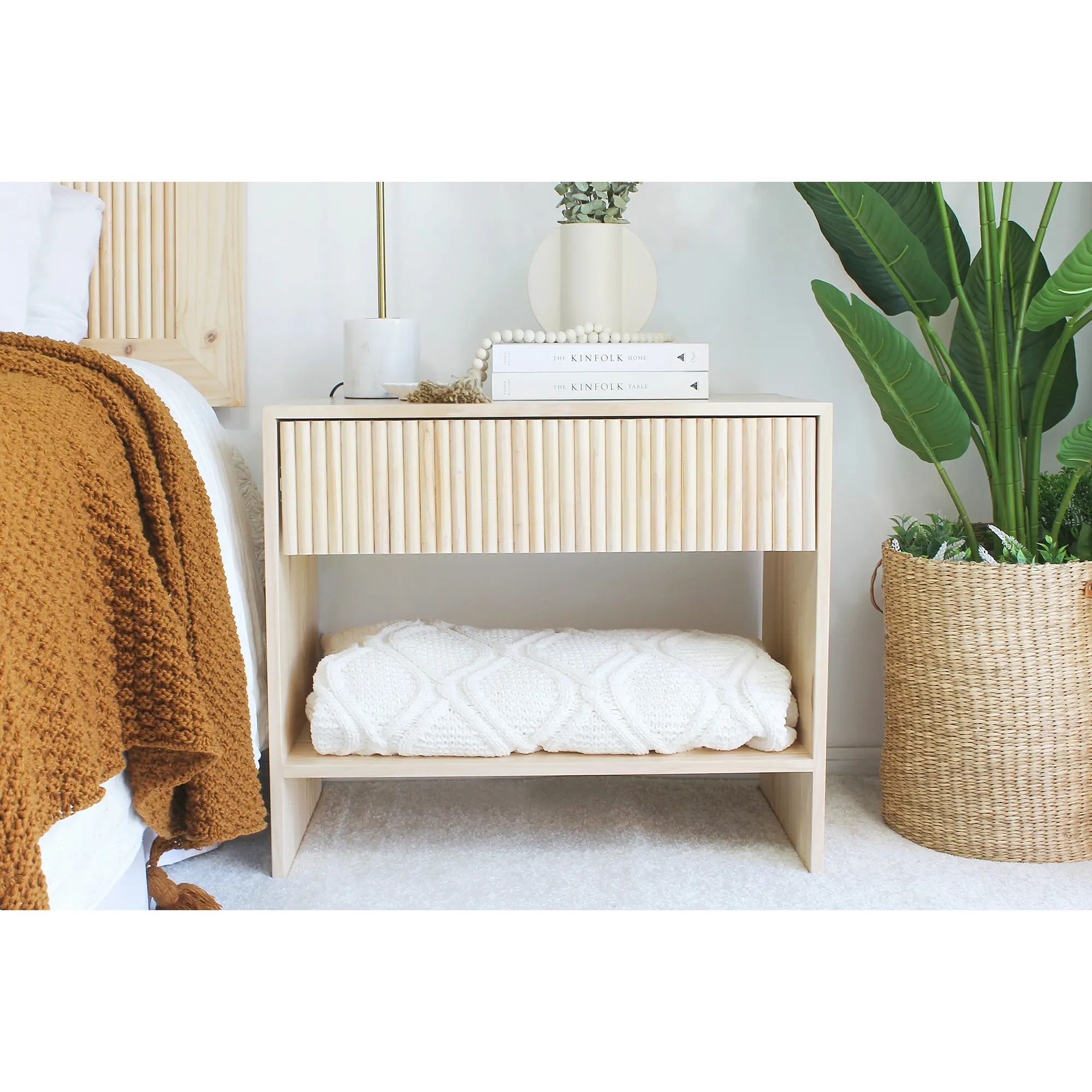 Velador de madera / Modelo Nook XL STOCK  4